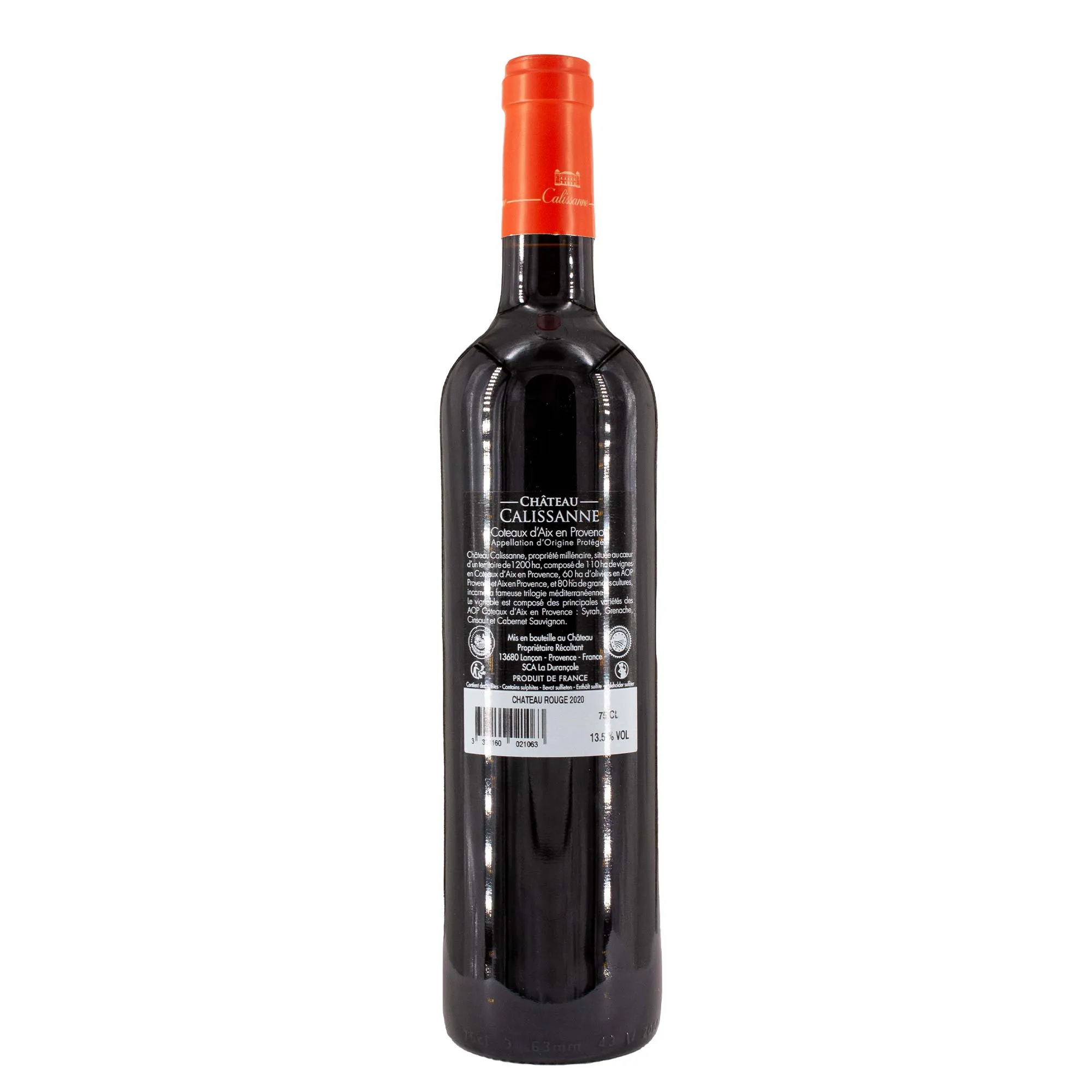 Chateau de Calissanne rot 2020, 13,5 % vol. 750 ml – Bild 2
