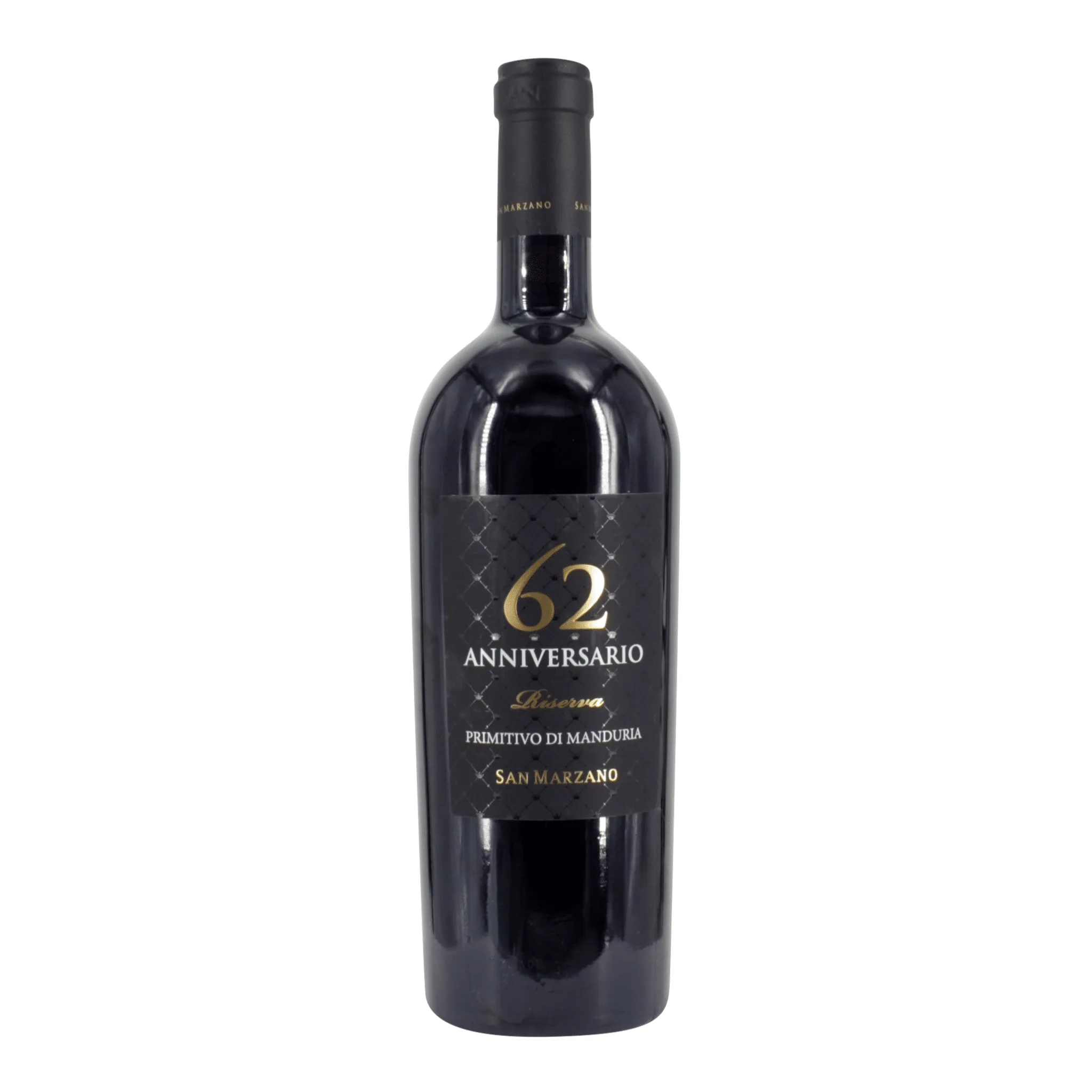 62 Anniversario Primitivo di Manduria DOP Riserva – San Marzano 14,5%Vol. 750 ml