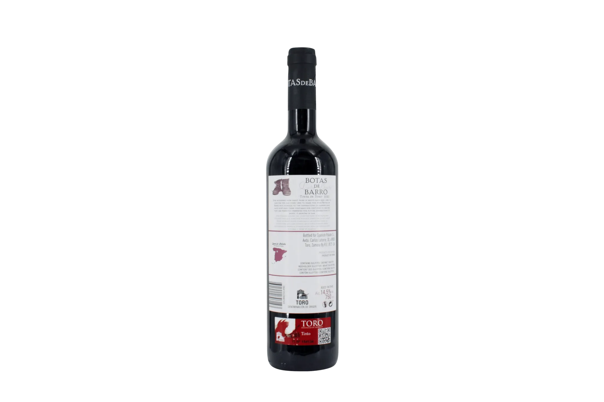 Tinta De Toro D.O. 2021 – Botas De Barro, 14,5 % vol. 750 ml – Bild 2