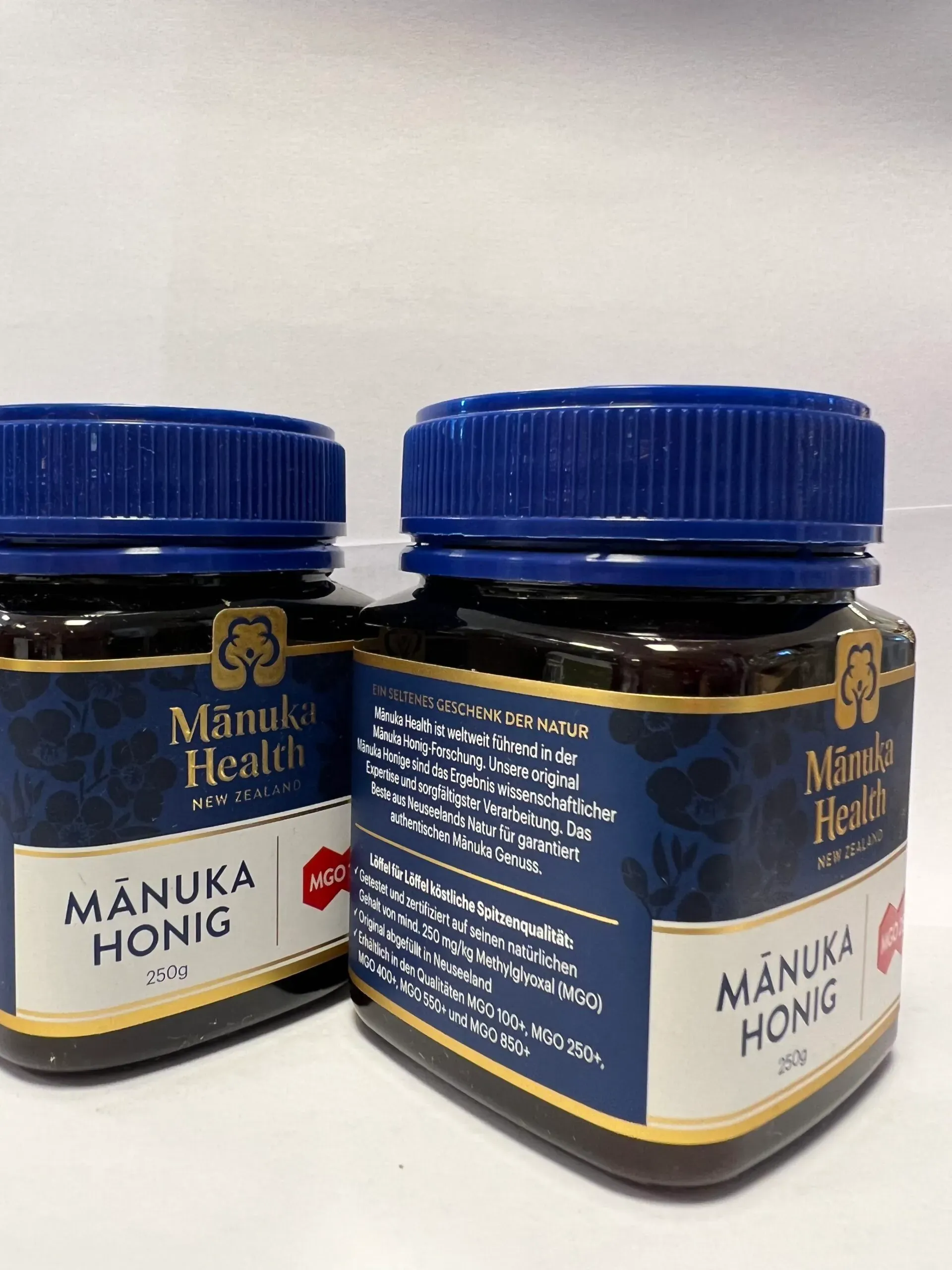 Manuka Honig 250g (unterschiedliche MGO Konzentrationen)