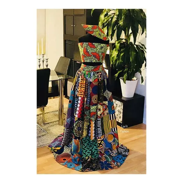Top, Hut und Rock Patchwork – Bild 2
