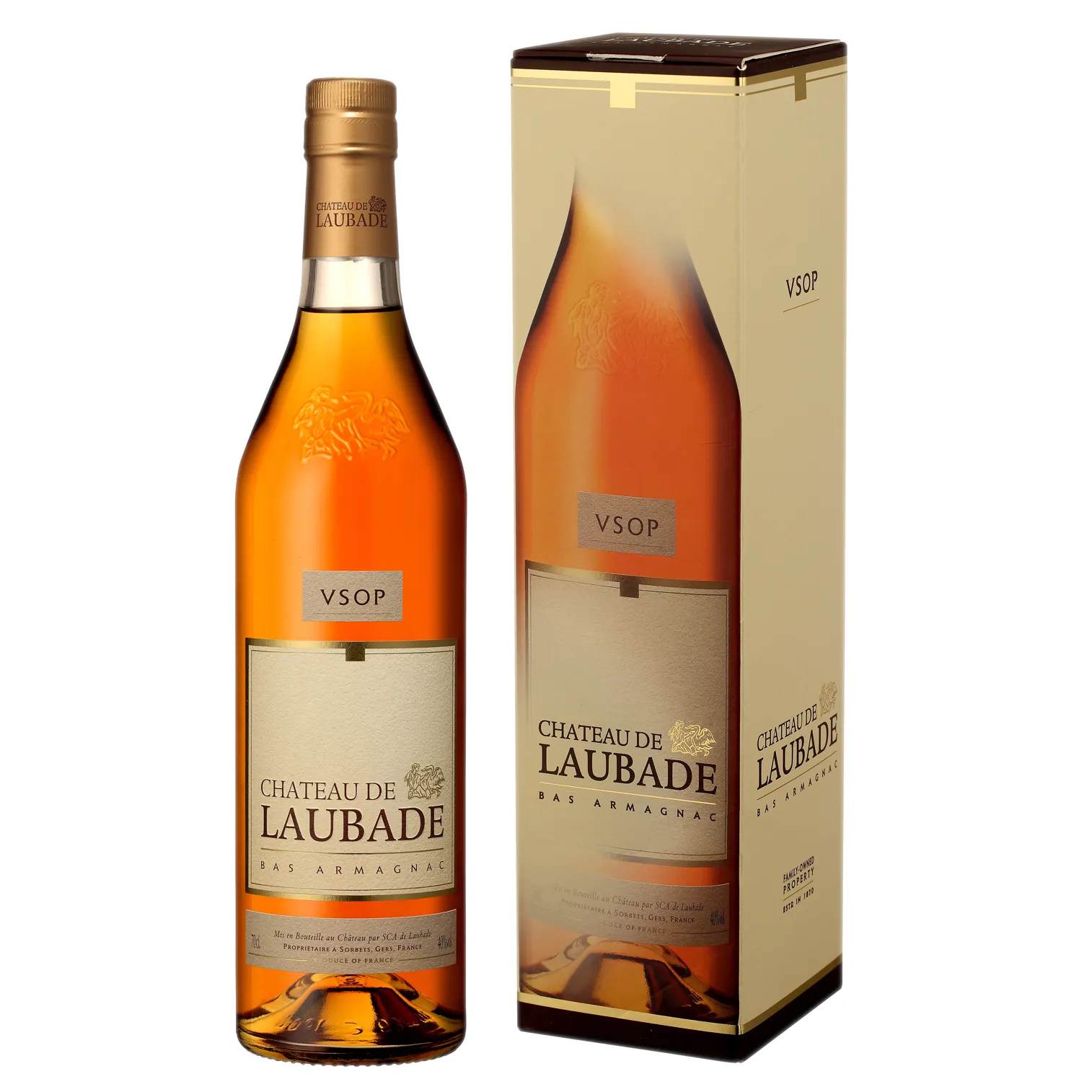 Chateau de Laubade – Bas Armagnac VSOP – 40% Vol. 0,70 l