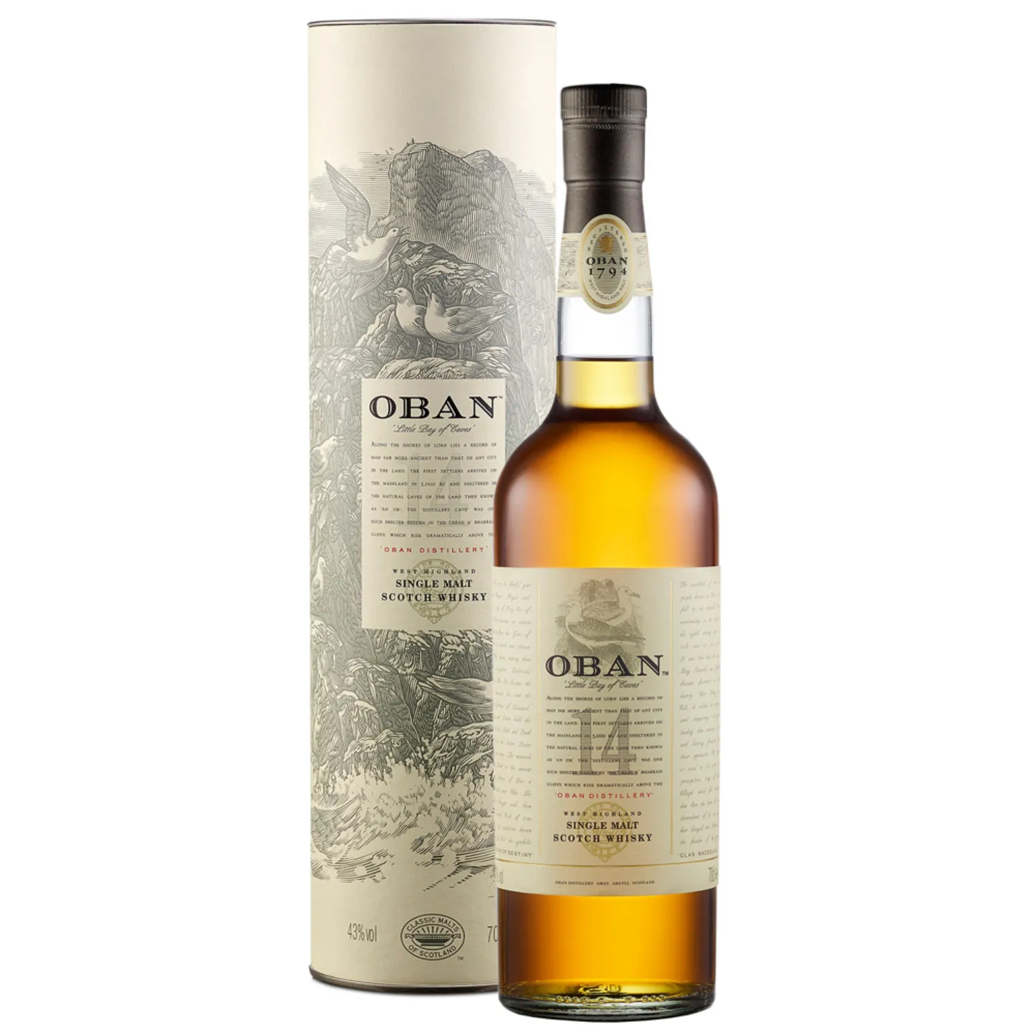 Oban 14 Jahre – Highland Single Malt Whisky – 43% Vol. 0,70 l
