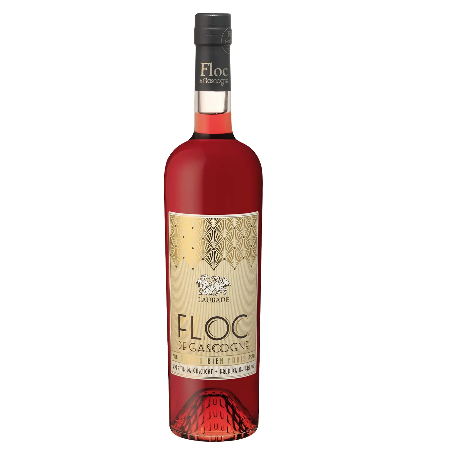Floc de Gascogne Rouge – Chateau de Laubade, 17% Vol. 0,75 l – Aperitif de Gascogne, Frankreich