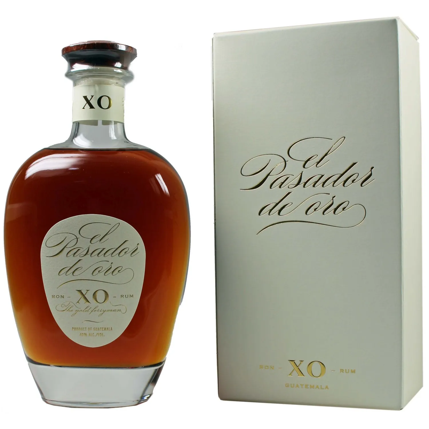 El Pasador de Oro XO – 40% Vol. 0,70 l – Guatemala