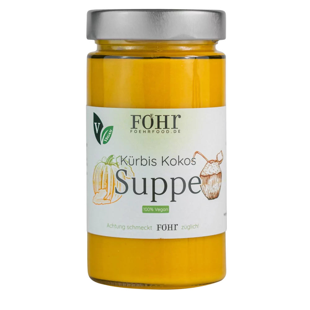 Kürbis-Kokossuppe