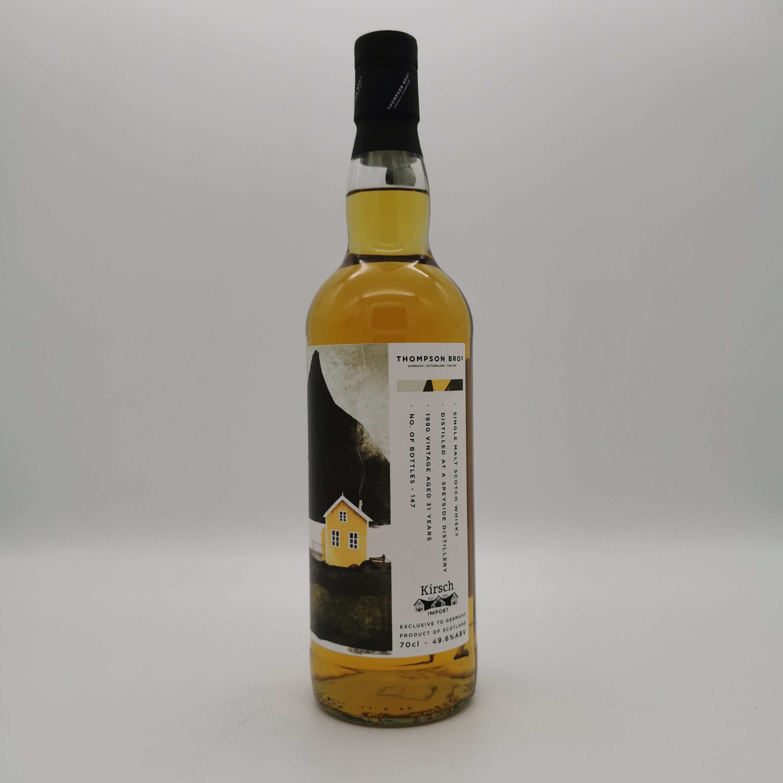 A Speyside Distillery 31 Jahre Refill Barrel -Thompson Bros.- 49,6%vol. 0,7L – Bild 2