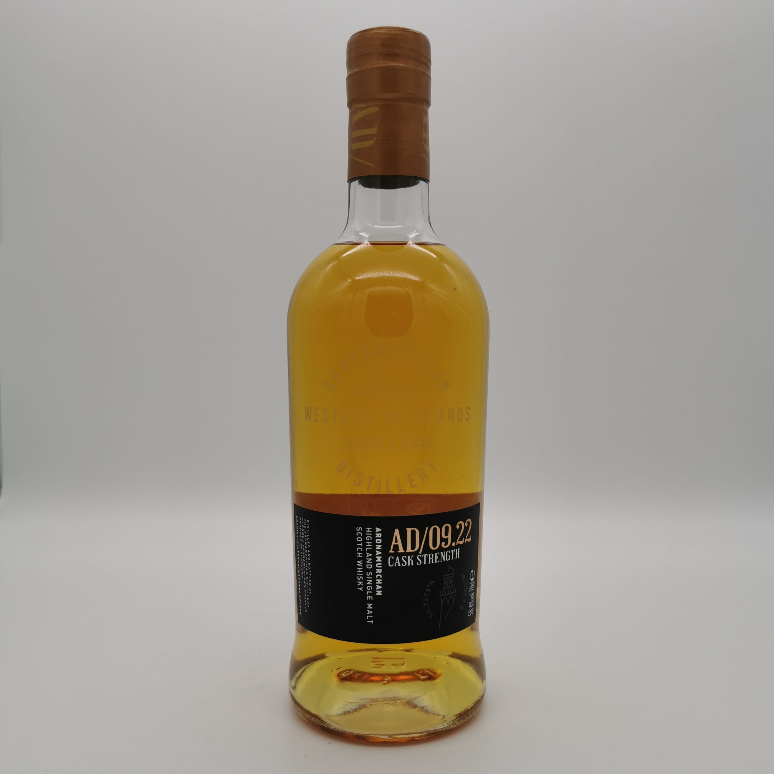 Ardnamurchan AD/09:22 peated Single Malt Cask Strength 58,4%vol. 0,7L – Bild 2