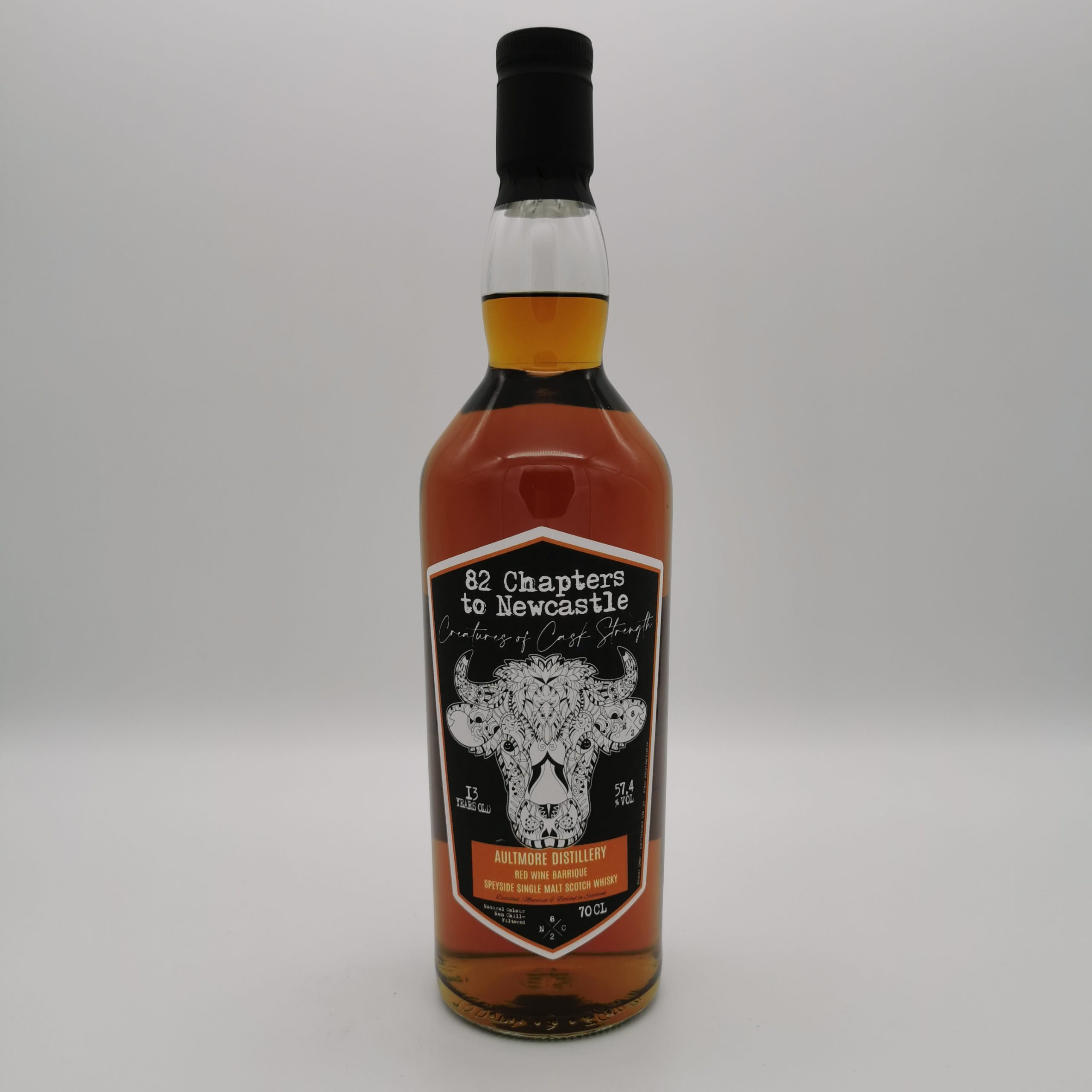 Aultmore 13 Jahre Red Wine Barrique -82 Chapters to Newcastle- 57,4%vol. 0,7L – Bild 2