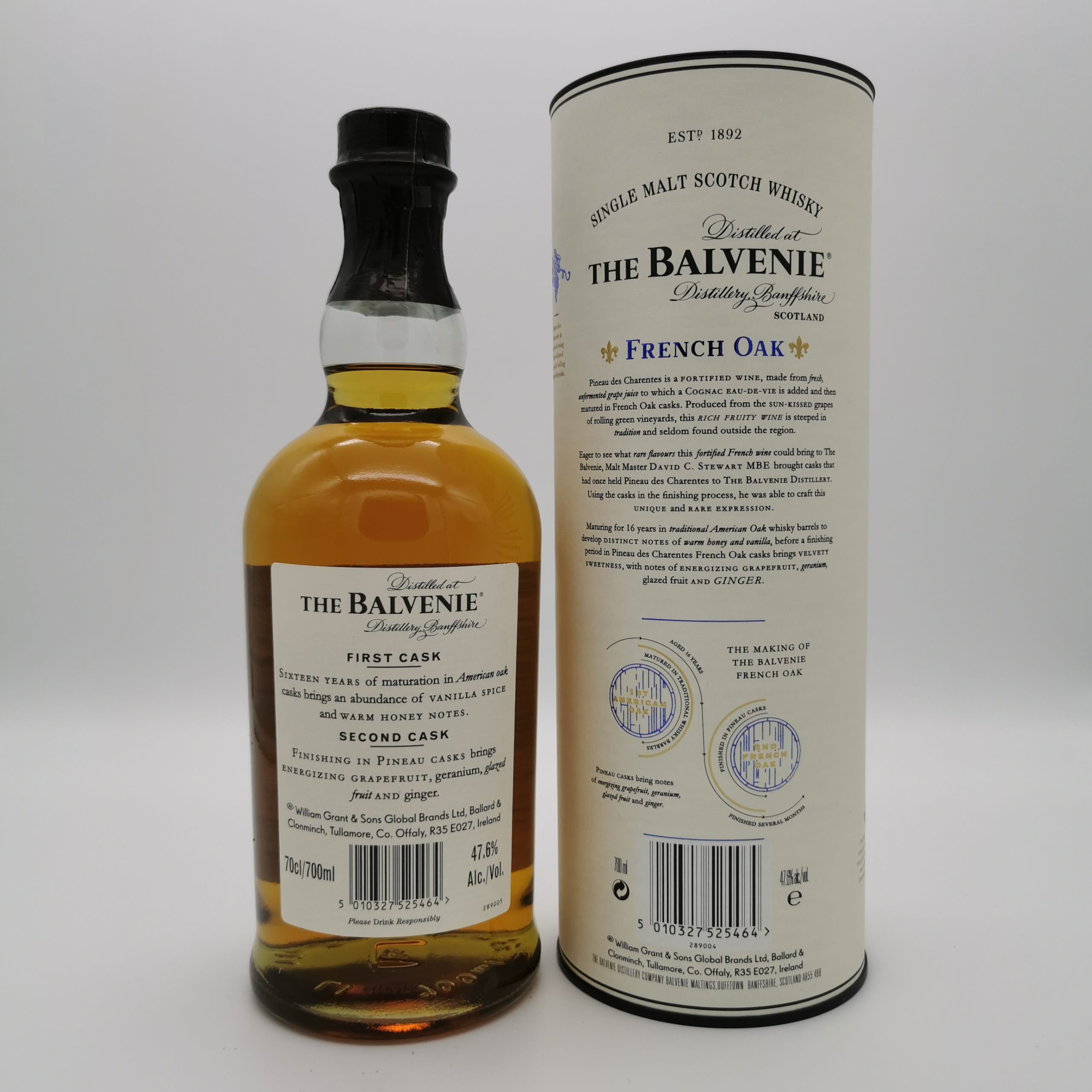 Balvenie 16 Jahre French Oak 47,6%vol. 0,7L – Bild 3