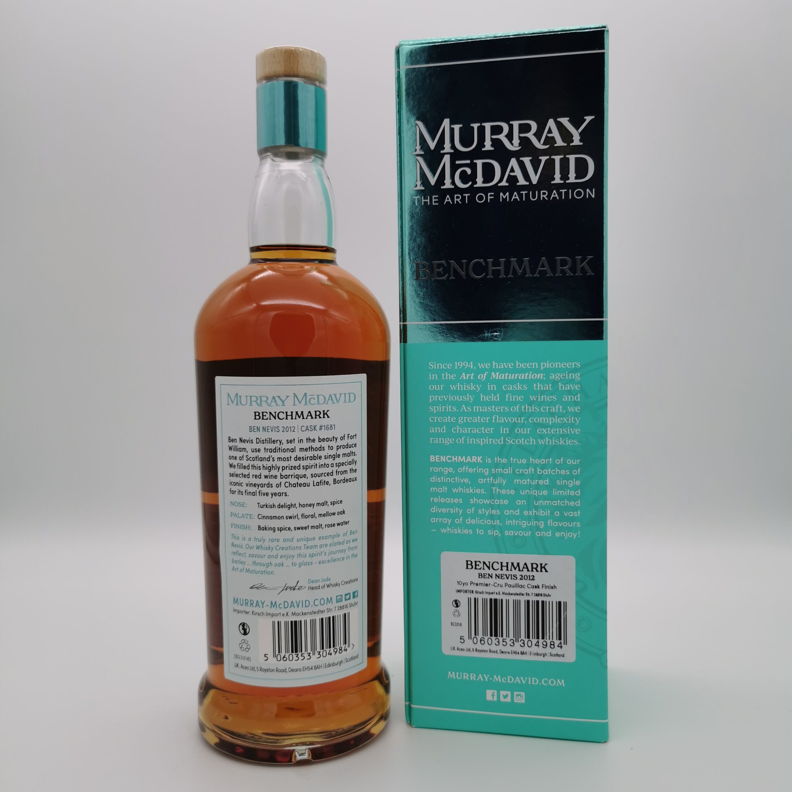 Ben Nevis 10 Jahre 2012/2023 Premier Cru Pauillac Finish –Murray McDavid- 56,4%vol. 0,7L – Bild 3