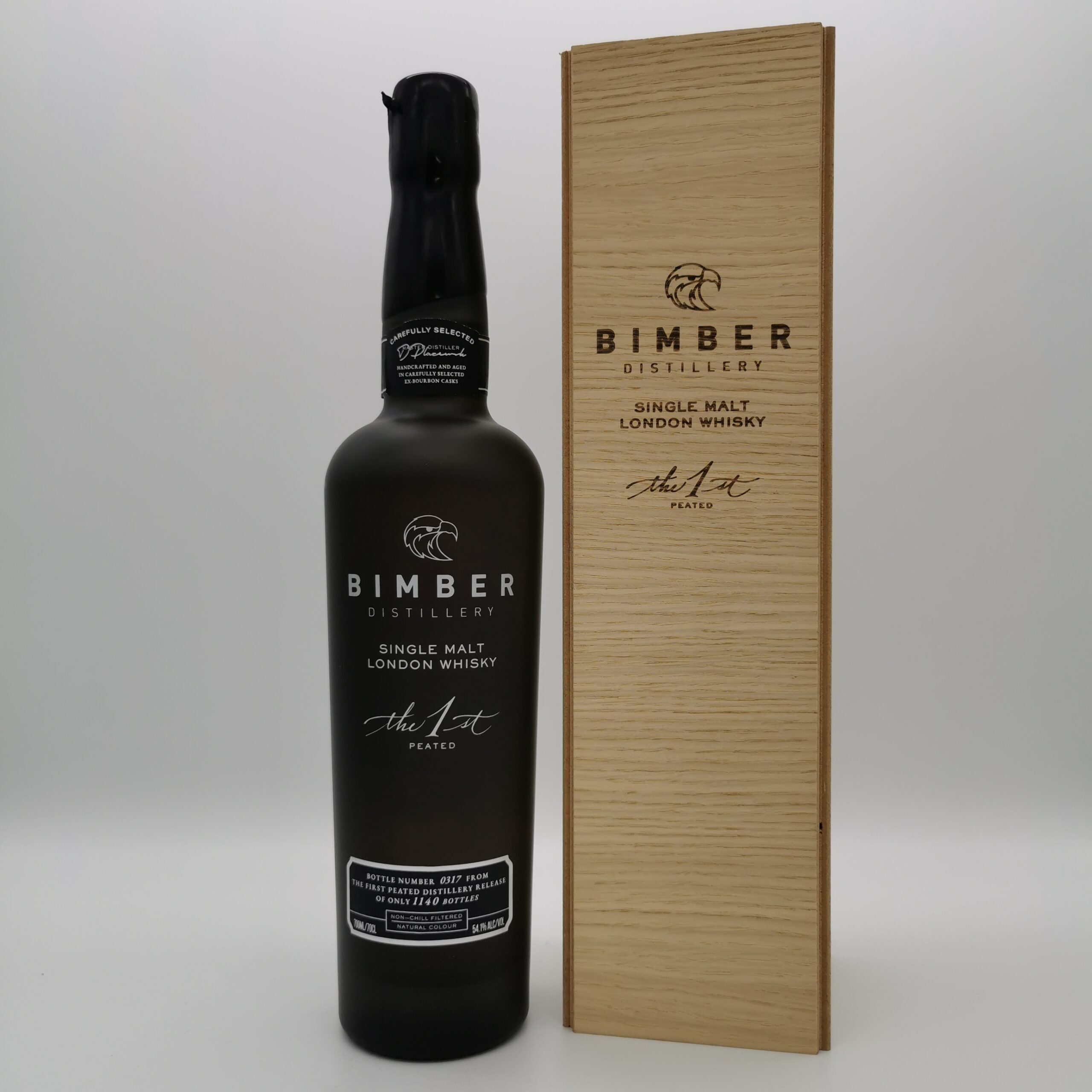 Bimber The 1st Peated Single Malt London Whisky 54,1%vol. 0,7L