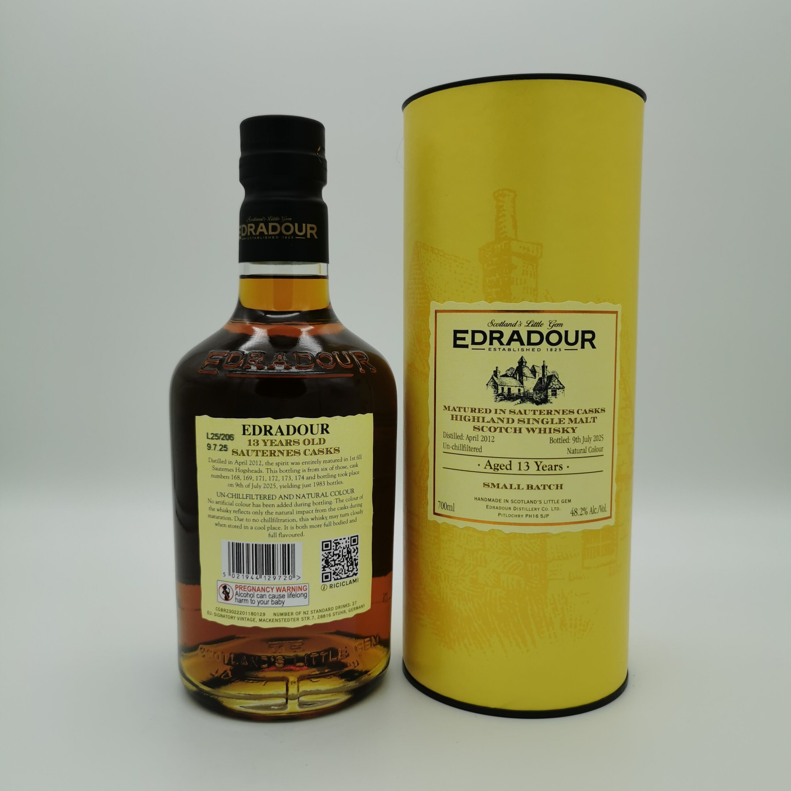 Edradour 2012/2025 13 Jahre Sauternes Cask 48,2%vol. 0,7L – Bild 3