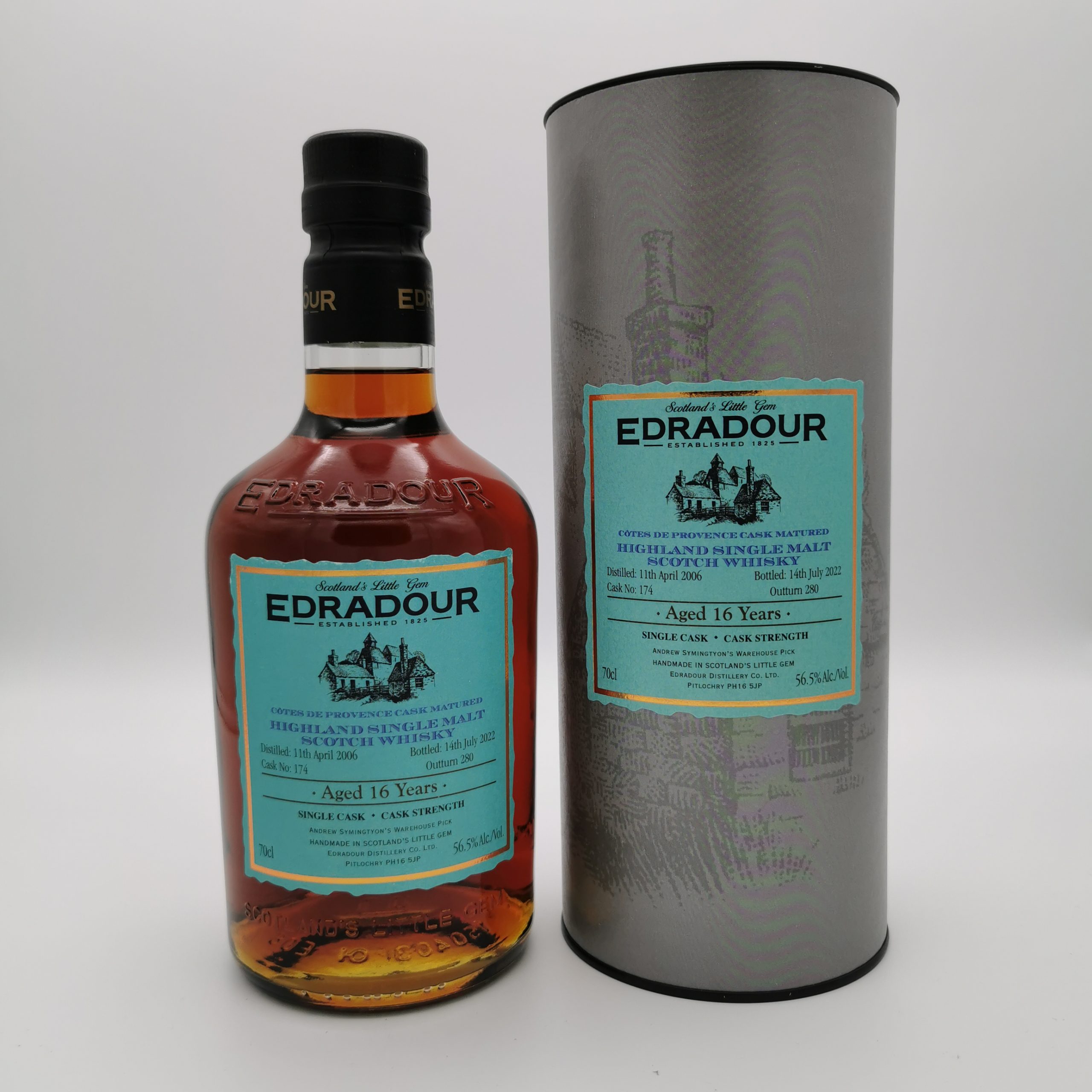 Edradour 2006/2022 16 Jahre Cotes de Provence Cask #174 56,5%vol. 0,7L – Bild 2