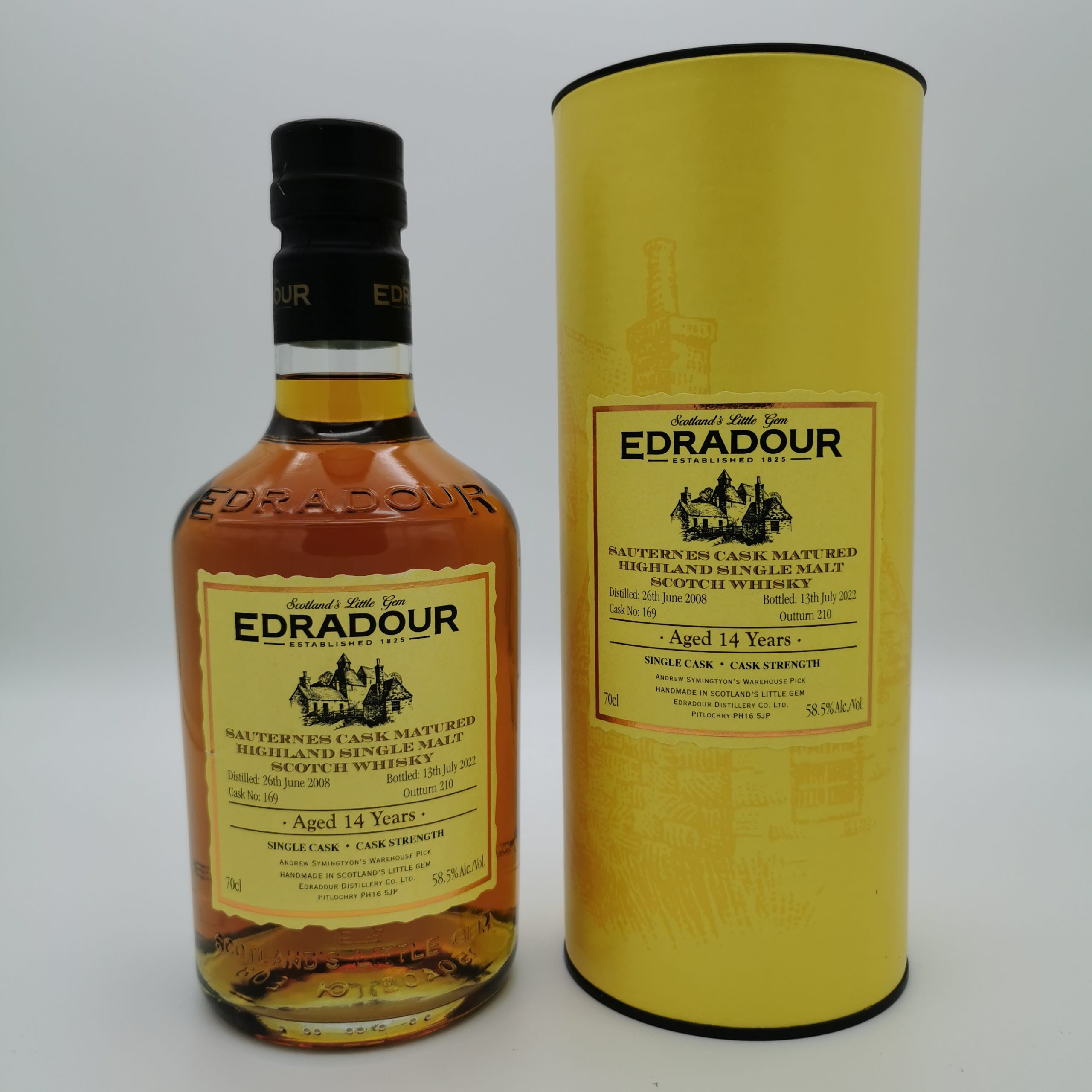 Edradour 2008/2022 14 Jahre Sauternes Cask #169 58,5%vol. 0,7L – Bild 2