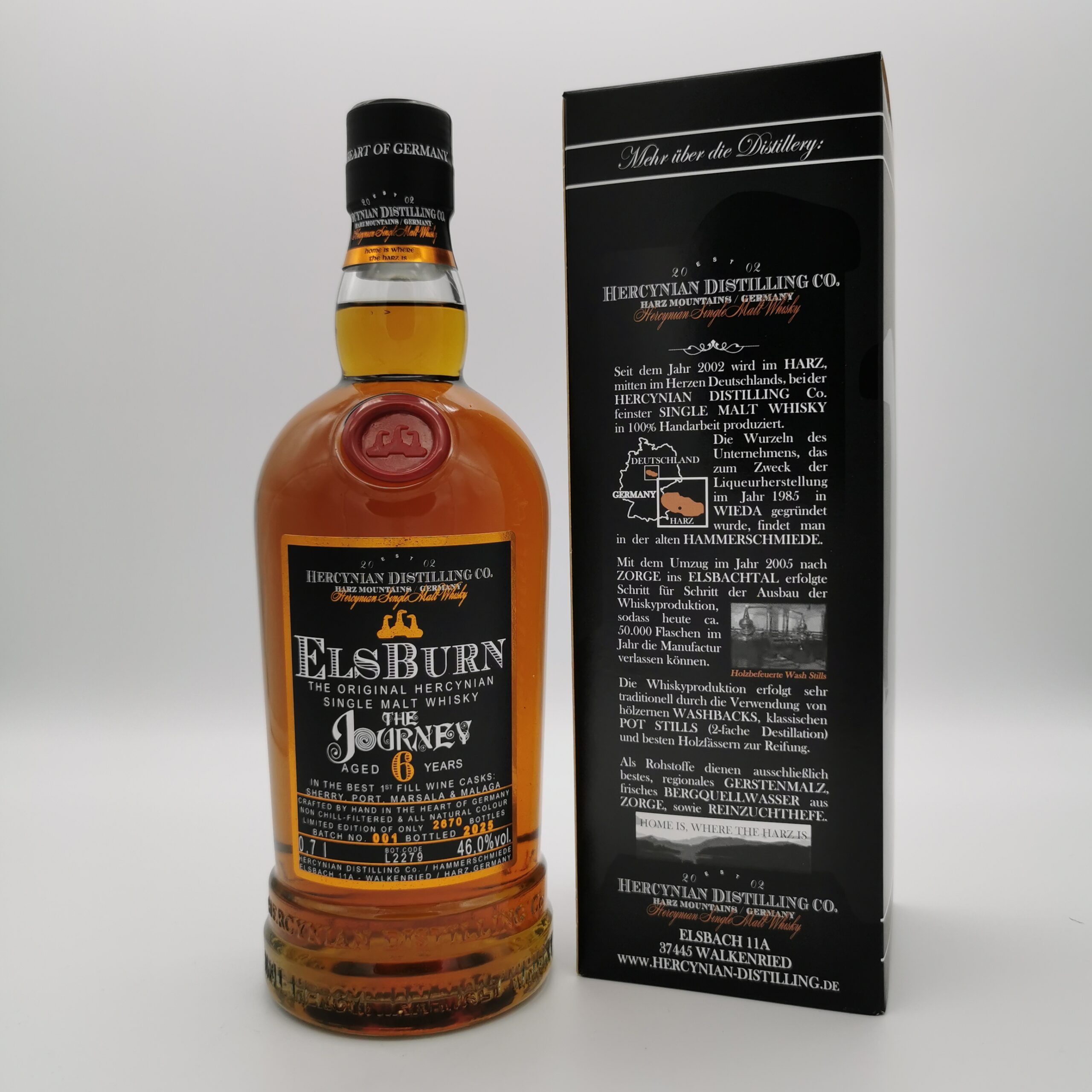Elsburn The Journey 6 Jahre 46%vol. 0,7L – Bild 3