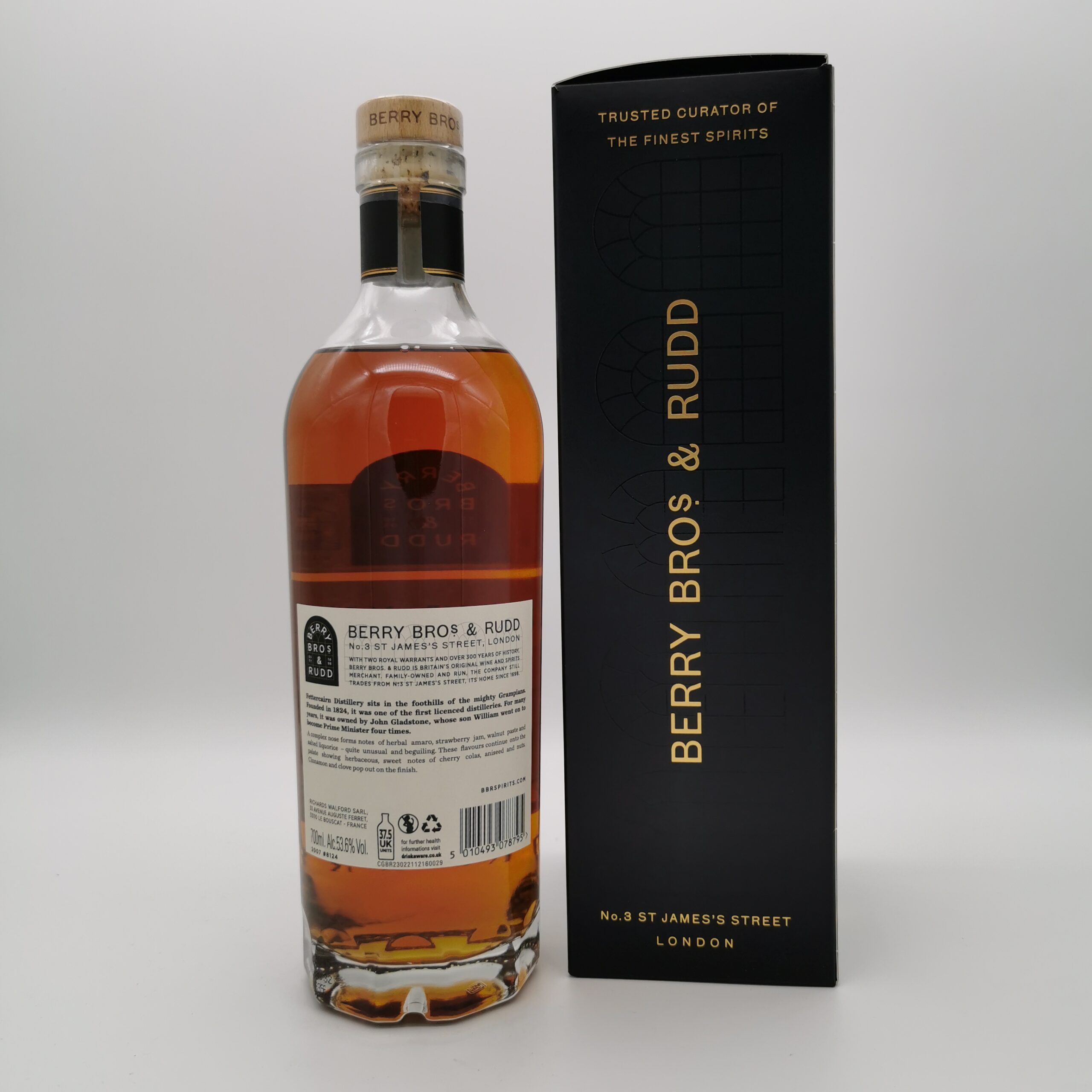 Fettercairn 2007/2023 Prošek Dalmatian Wine Cask #8124 -Berry Bros. & Rudd- 53,6%vol. 0,7L – Bild 3