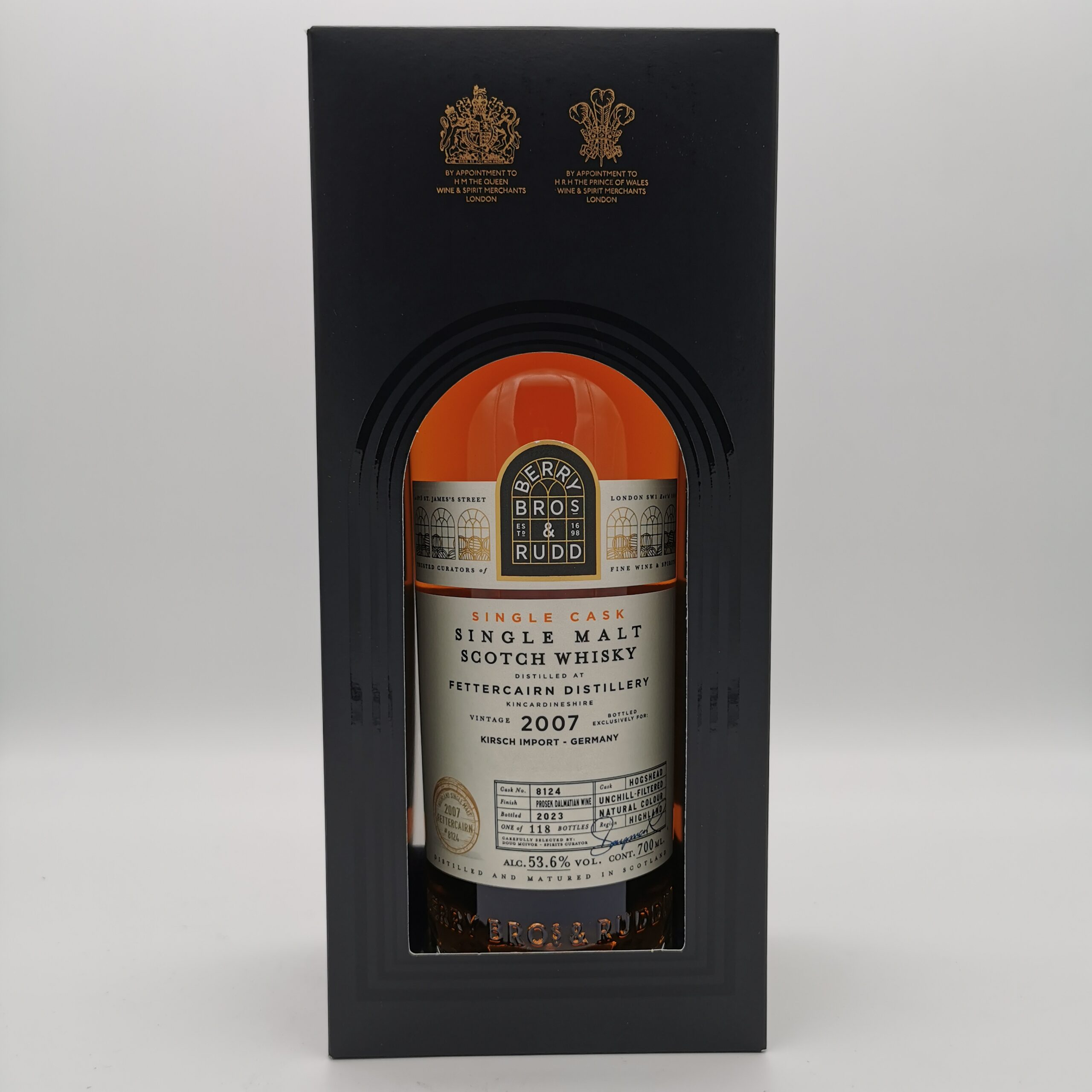 Fettercairn 2007/2023 Prošek Dalmatian Wine Cask #8124 -Berry Bros. & Rudd- 53,6%vol. 0,7L – Bild 4