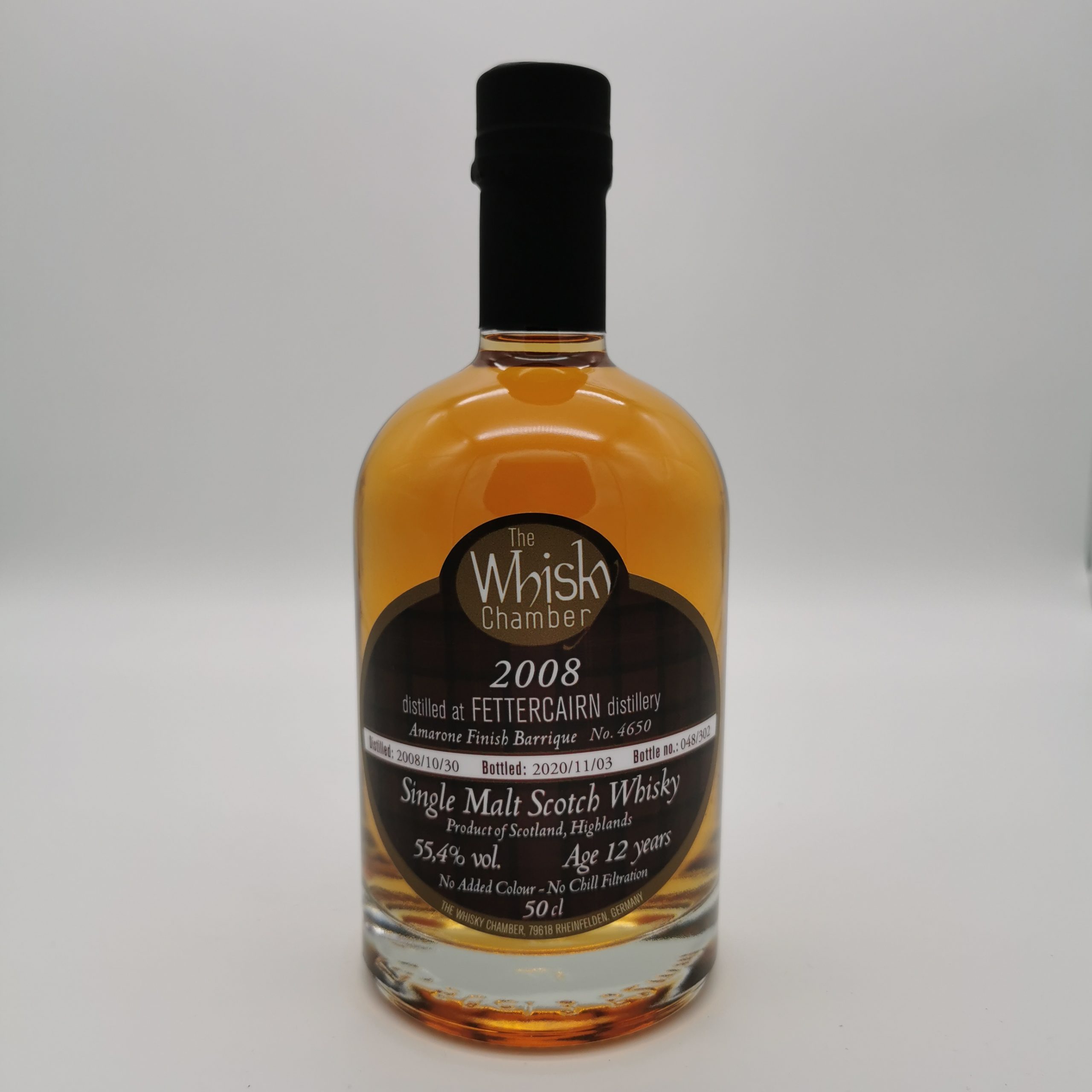 Inchgower 11 Jahre 2009/2020 1st Fill Bourbon Cask -The Whisky Chamber- 57,1%vol. 0,5L – Bild 2