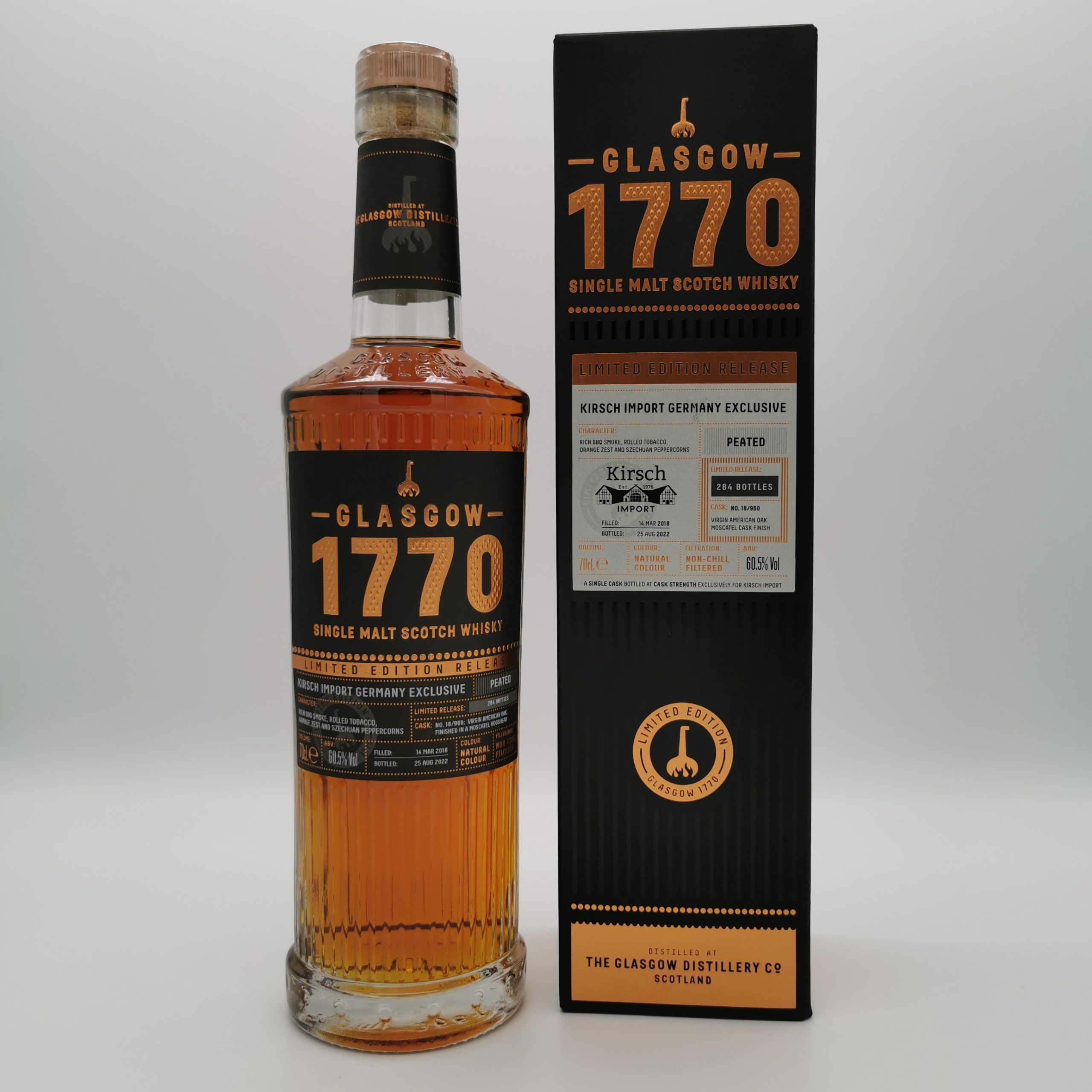 1770 Glasgow 2018/2022 Moscatel Single Cask #18/960 60,5%vol. 0,7L – Bild 2