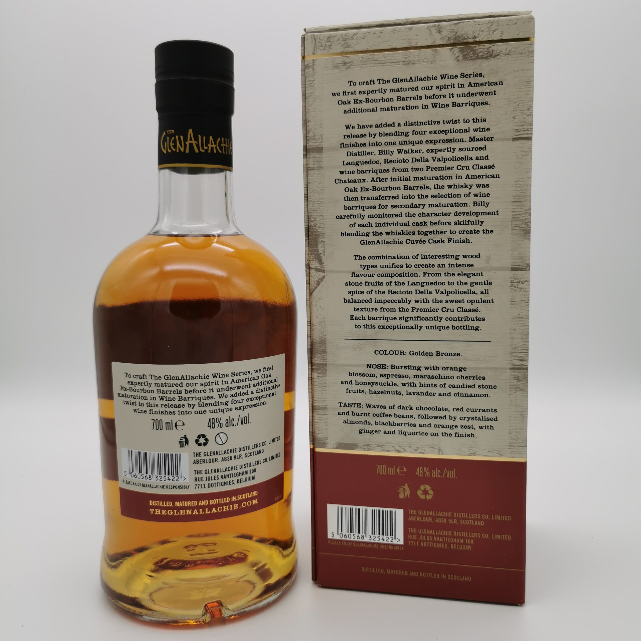 GlenAllachie 9 Jahre 2012/2022 Wine Cask Cuvee 48%vol. 0,7L – Bild 3