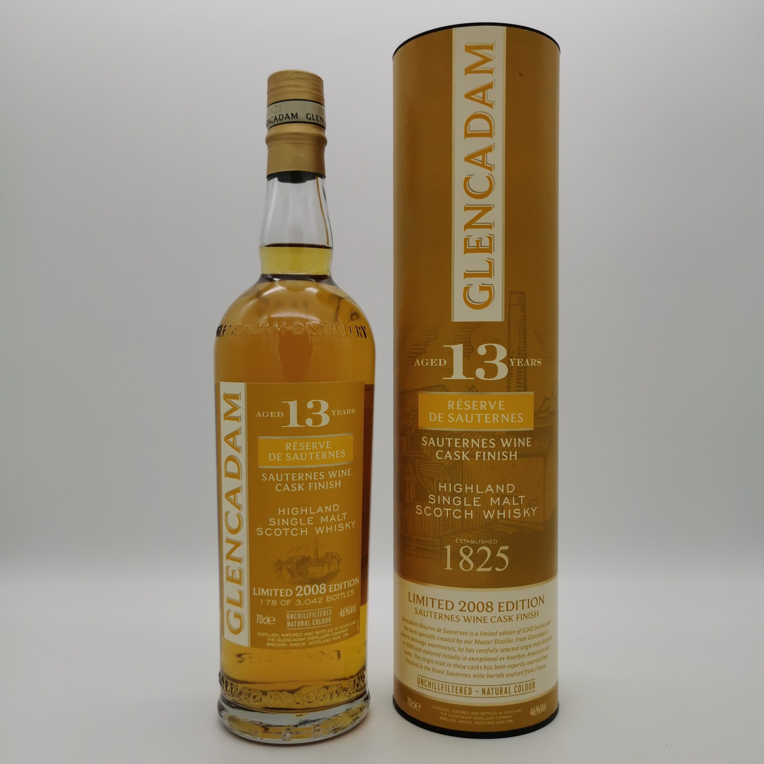Glencadam 13 Jahre Réserve de Sauternes 46%vol. 0,7L