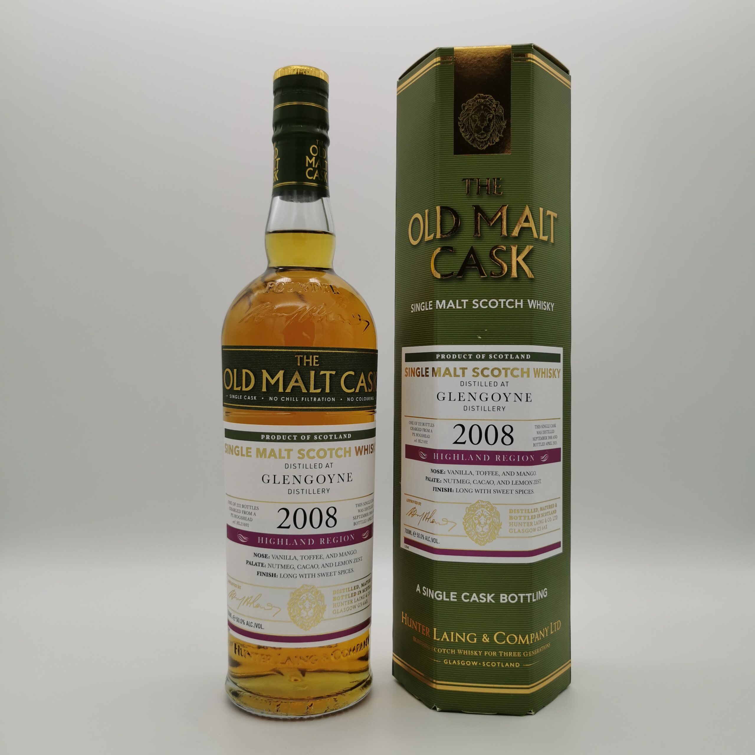 Glengoyne 16 Jahre 2008/2025 PX Hogshead #HL 21692 Hunter Laing Old Malt Cask 50%vol. 0,7L – Bild 2
