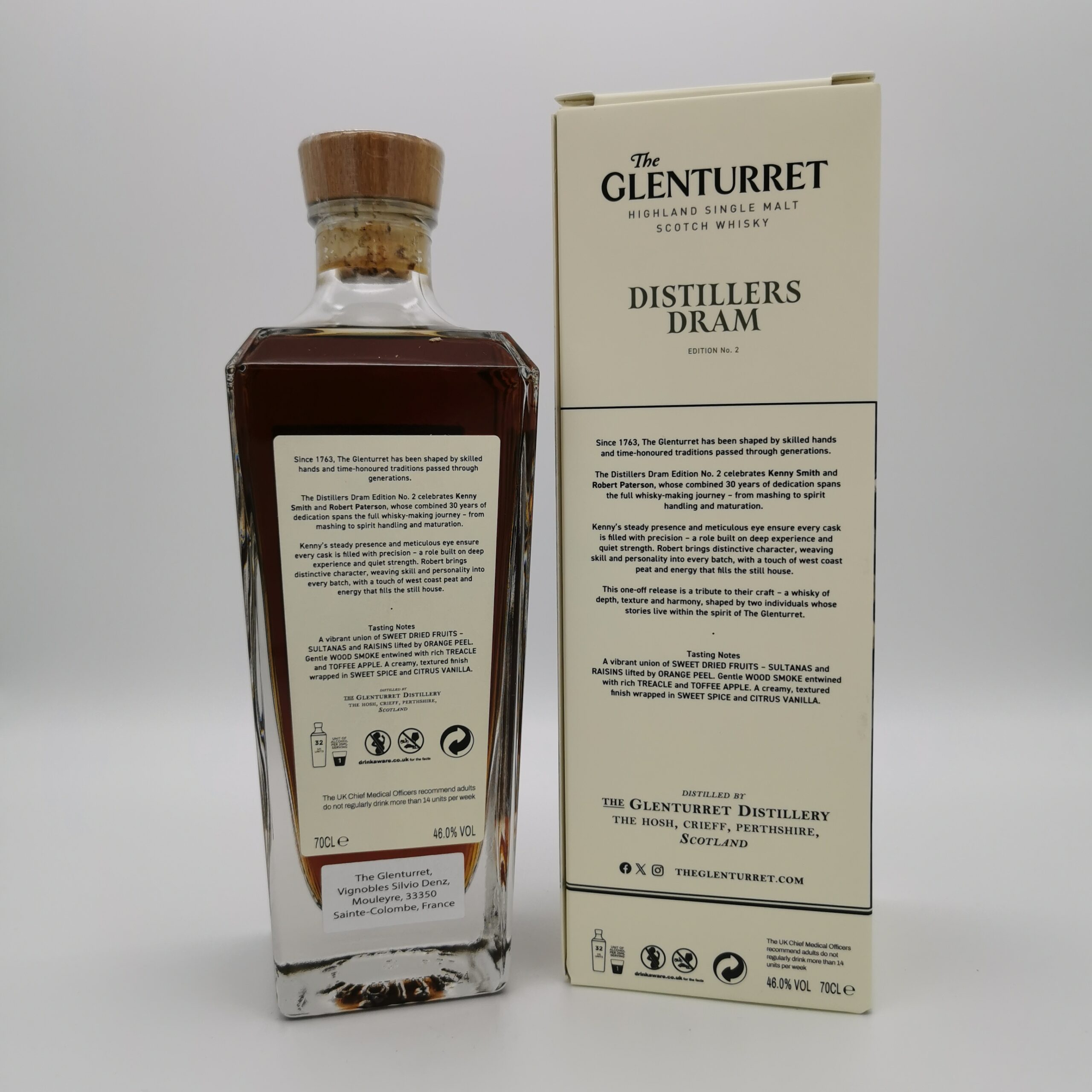 Glenturret Distillers Dram Edition No.2 46%vol. 0,7L – Bild 3