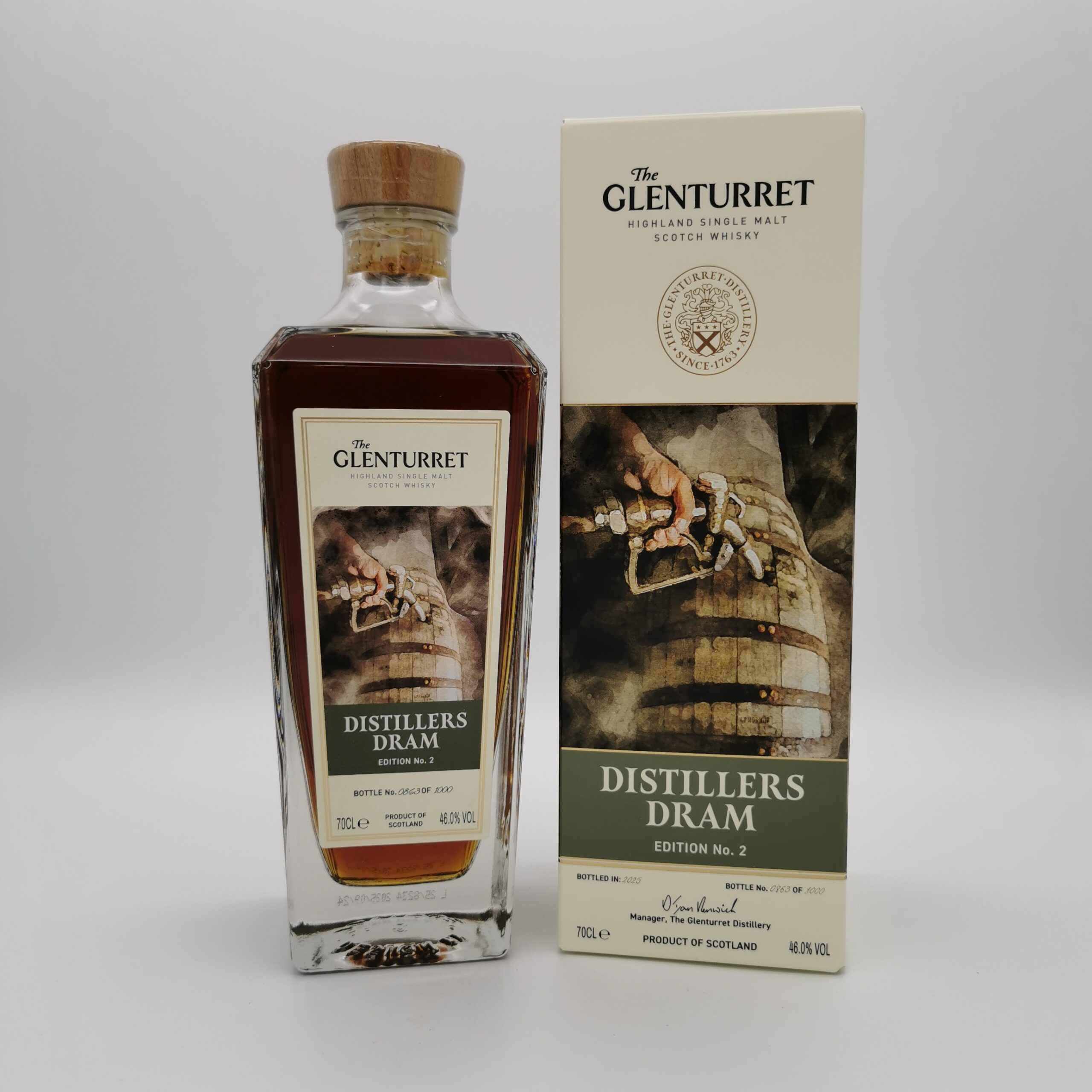Glenturret Distillers Dram Edition No.2 46%vol. 0,7L – Bild 2