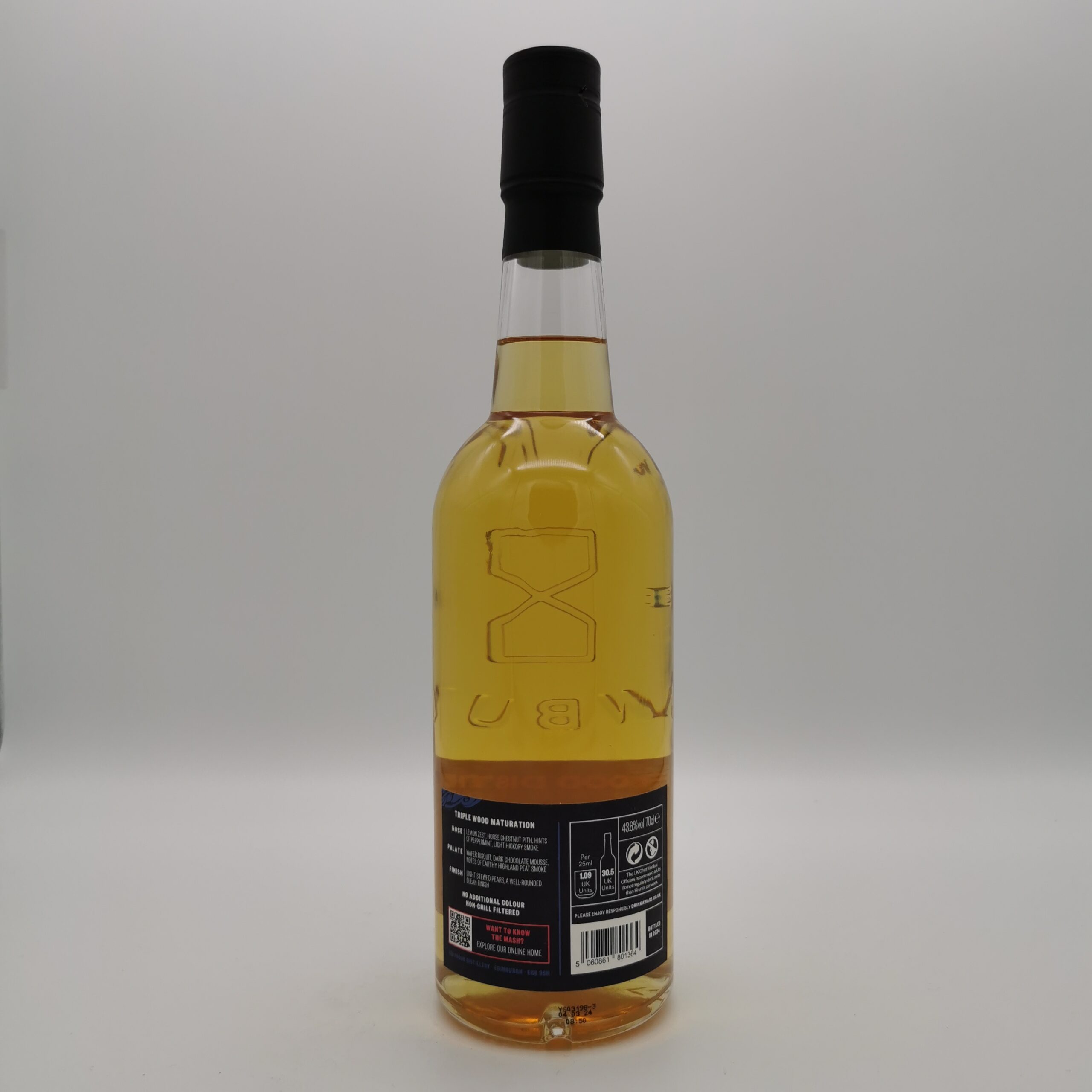 Holyrood Embra Single Malt Whisky 43,6%vol. 0,7L – Bild 3