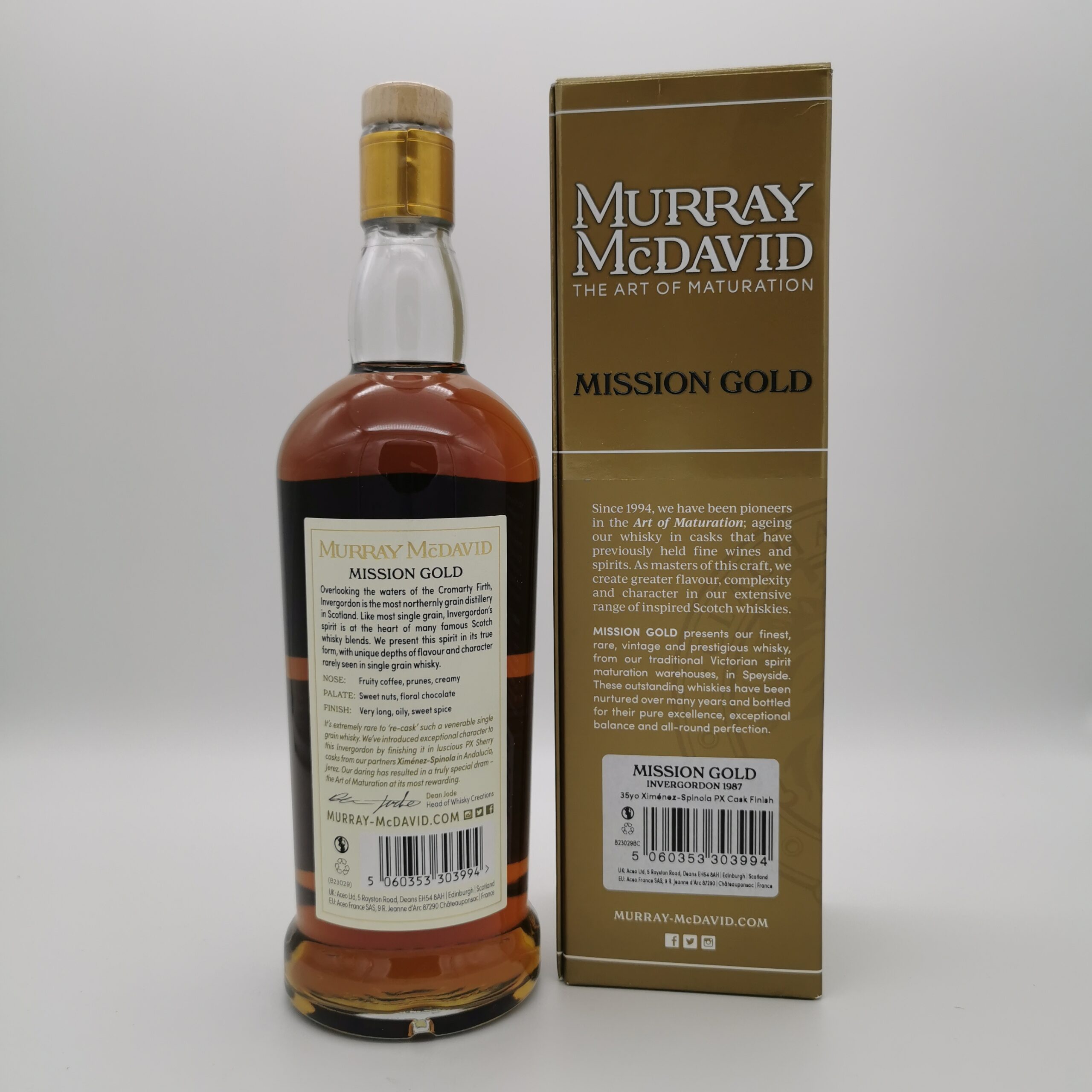 Invergordon 35 Jahre 1987/2023 1st Fill PX Sherry Cask –Murray McDavid- 48,1%vol. 0,7L – Bild 3