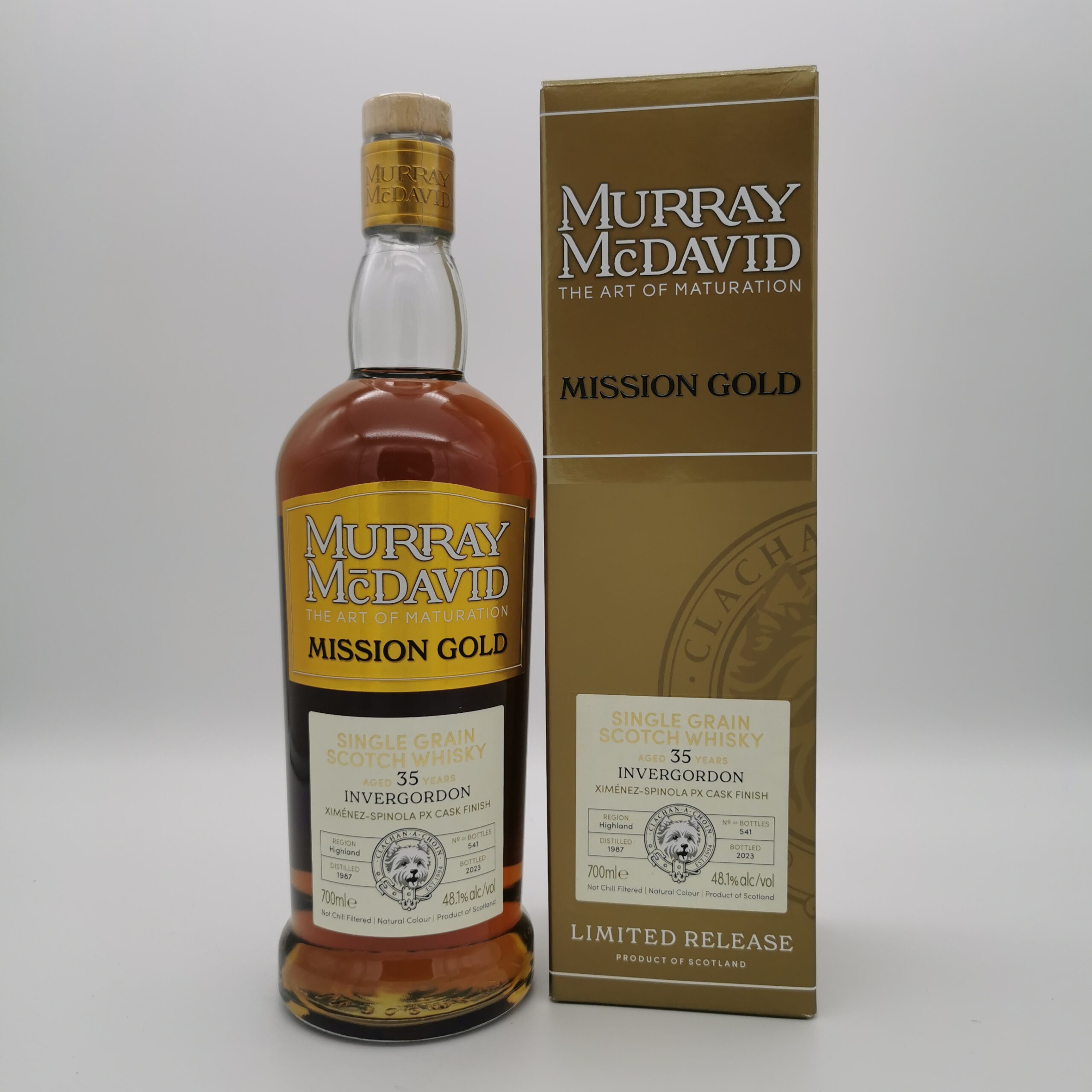 Invergordon 35 Jahre 1987/2023 1st Fill PX Sherry Cask –Murray McDavid- 48,1%vol. 0,7L – Bild 2