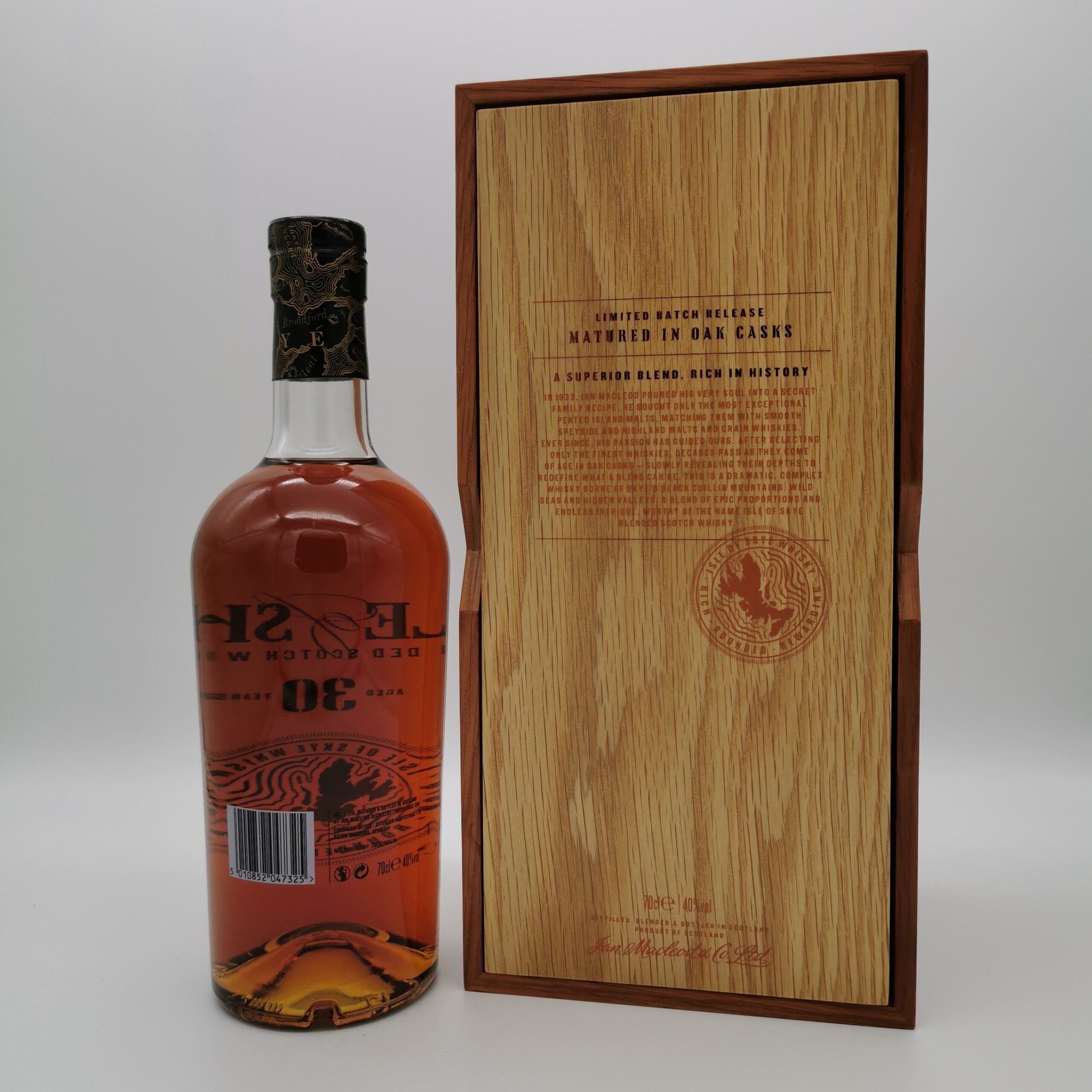 Isle of Skye 30 Jahre Blended Scotch Whisky Ian Macleod 40%vol. 0,7L – Bild 3