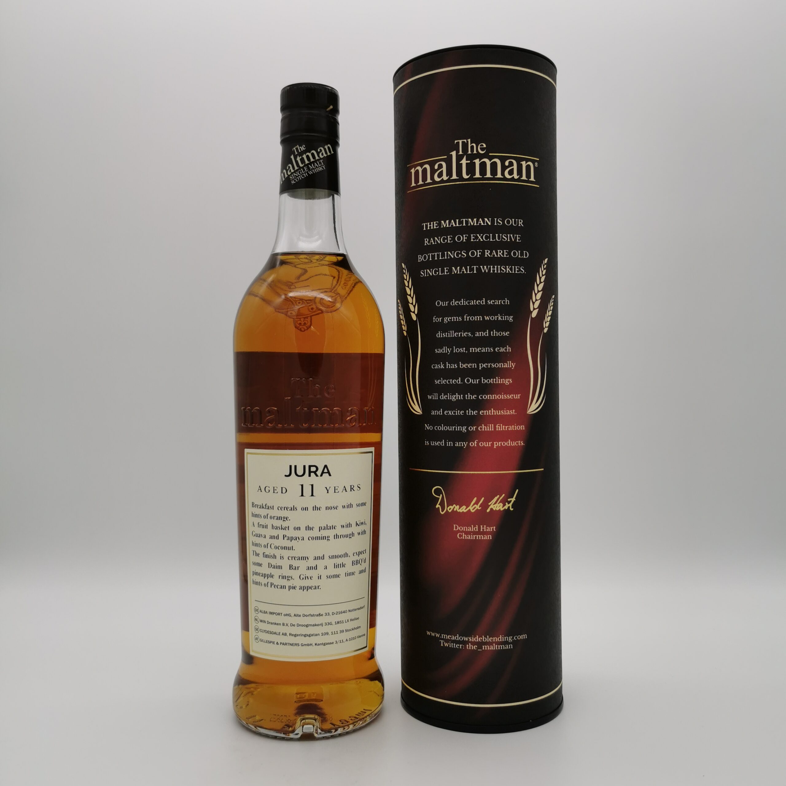 Jura 11 Jahre 2014/2025 Sherry Barrique #3235 -The Maltman- 53,6%vol. 0,7L – Bild 3