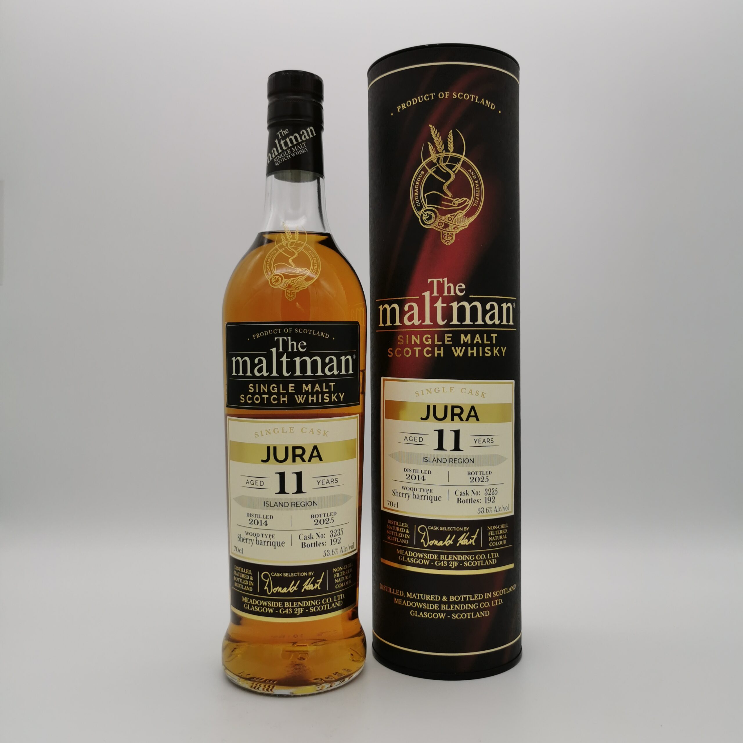 Jura 11 Jahre 2014/2025 Sherry Barrique #3235 -The Maltman- 53,6%vol. 0,7L