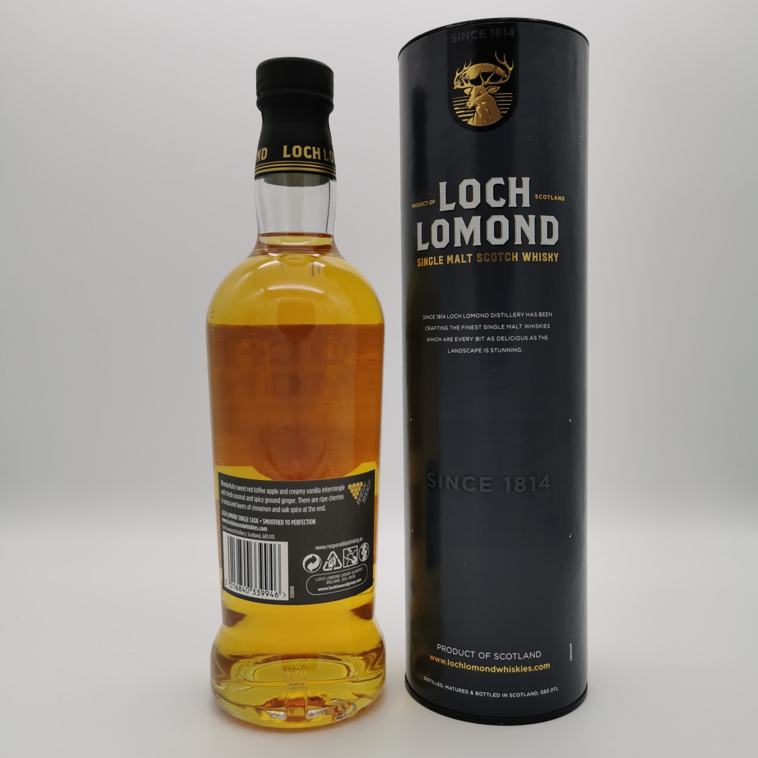 Loch Lomond 11 Jahre 2011/2022 1st Fill Bourbon Barrel 58,0%vol. 0,7L – Bild 3
