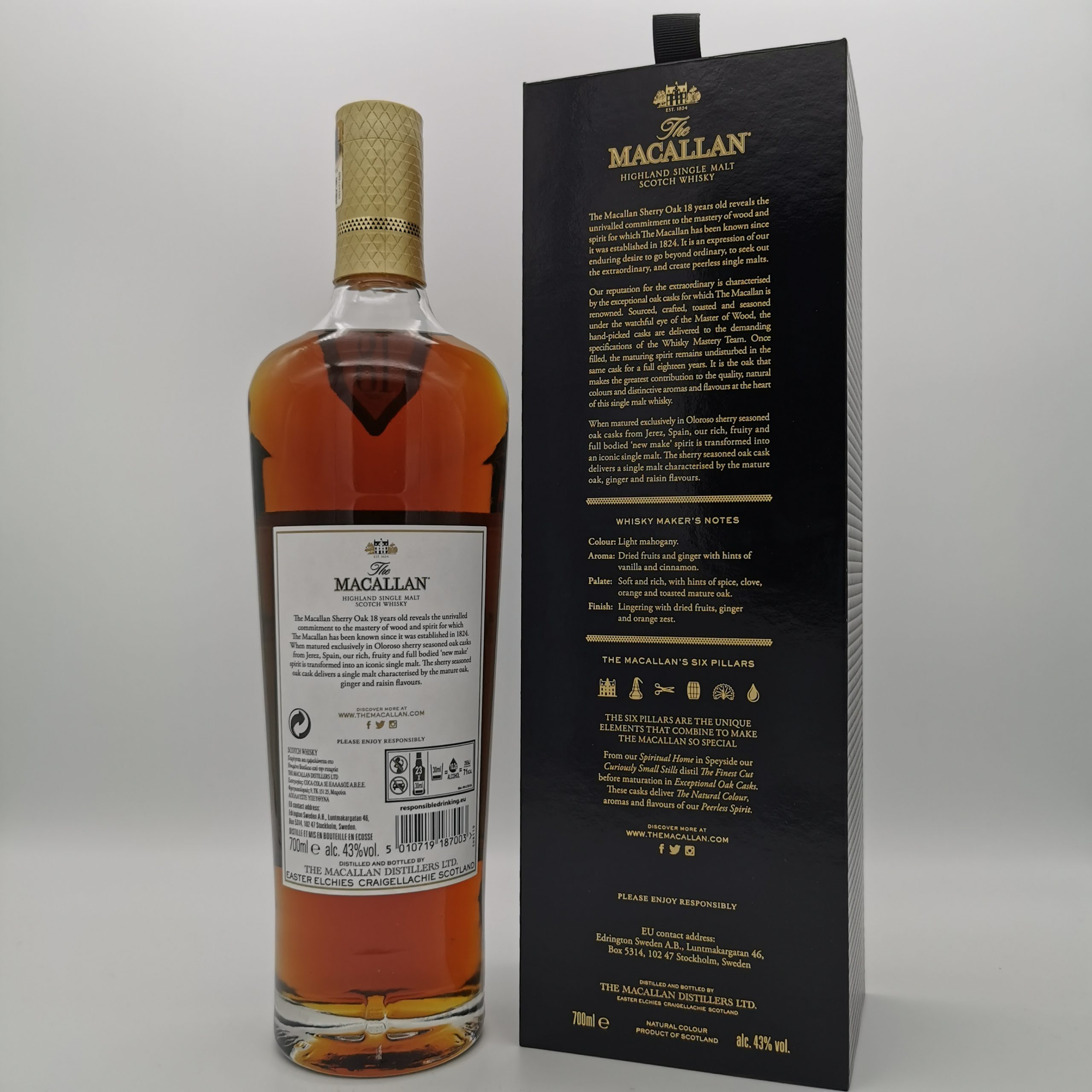 Macallan 18 Jahre Sherry Cask Release 2020 43% 0,7L – Bild 3