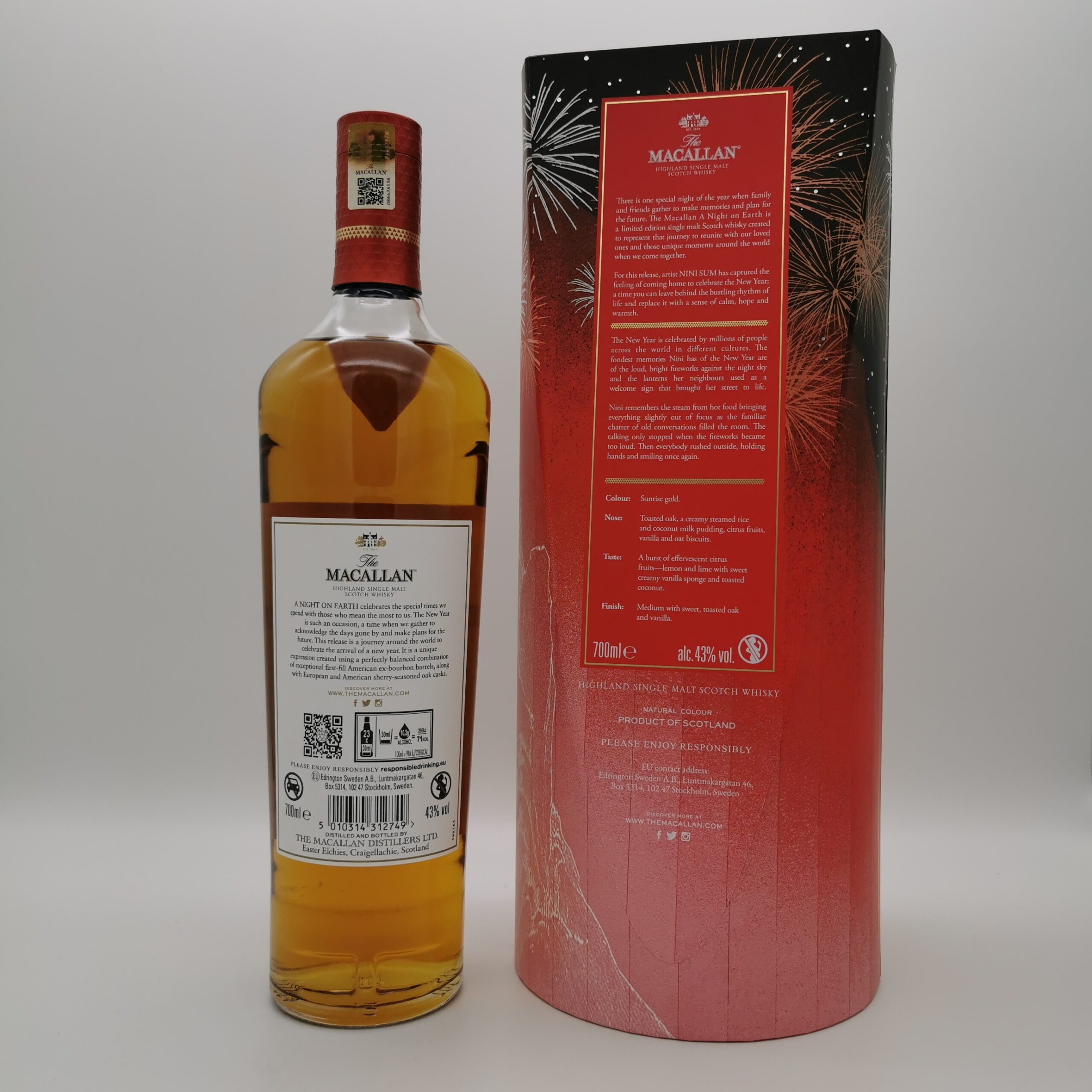 Macallan „A Night on Earth The Journey“ Limited Edition 2023 43% 0,7L – Bild 3