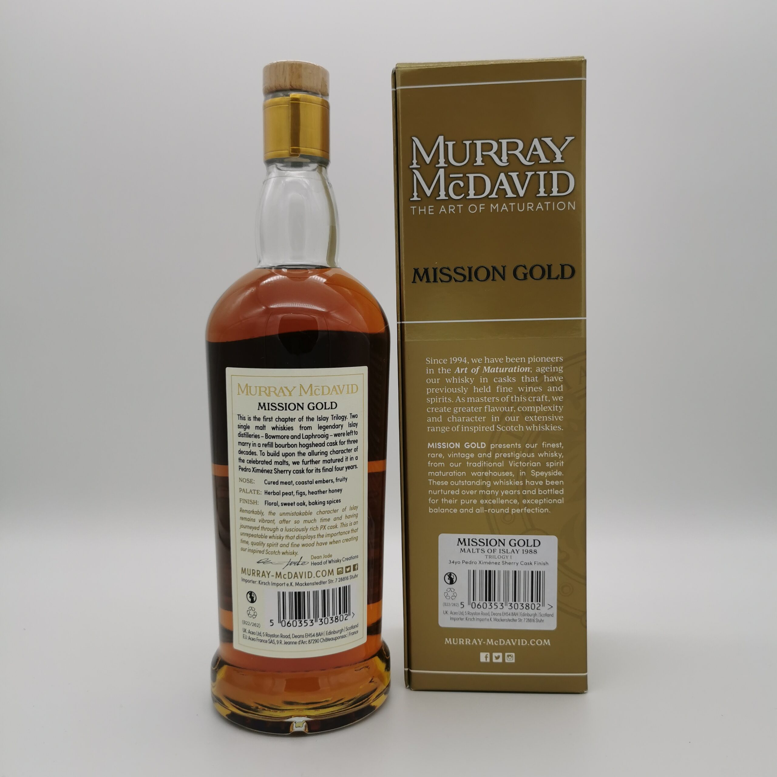 Malts of Islay 34 Jahre 1988/2022 – Trilogy I – PX Sherry Finish –Murray McDavid- 51,4%vol. 0,7L – Bild 3