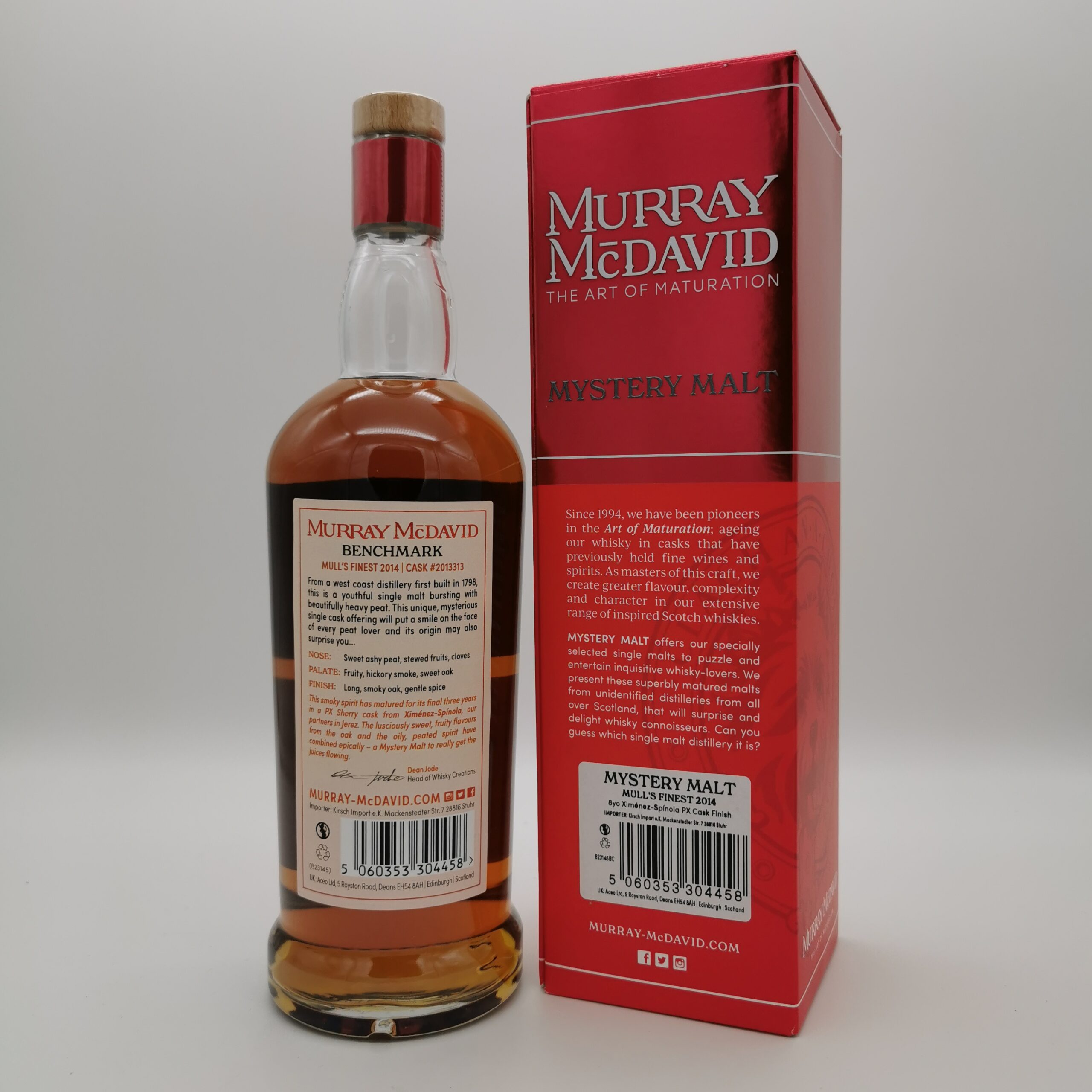 Mull’s Finest 2014/2023 PX Sherry Cask #2013313 –Murray McDavid- 57,4%vol. 0,7L – Bild 3