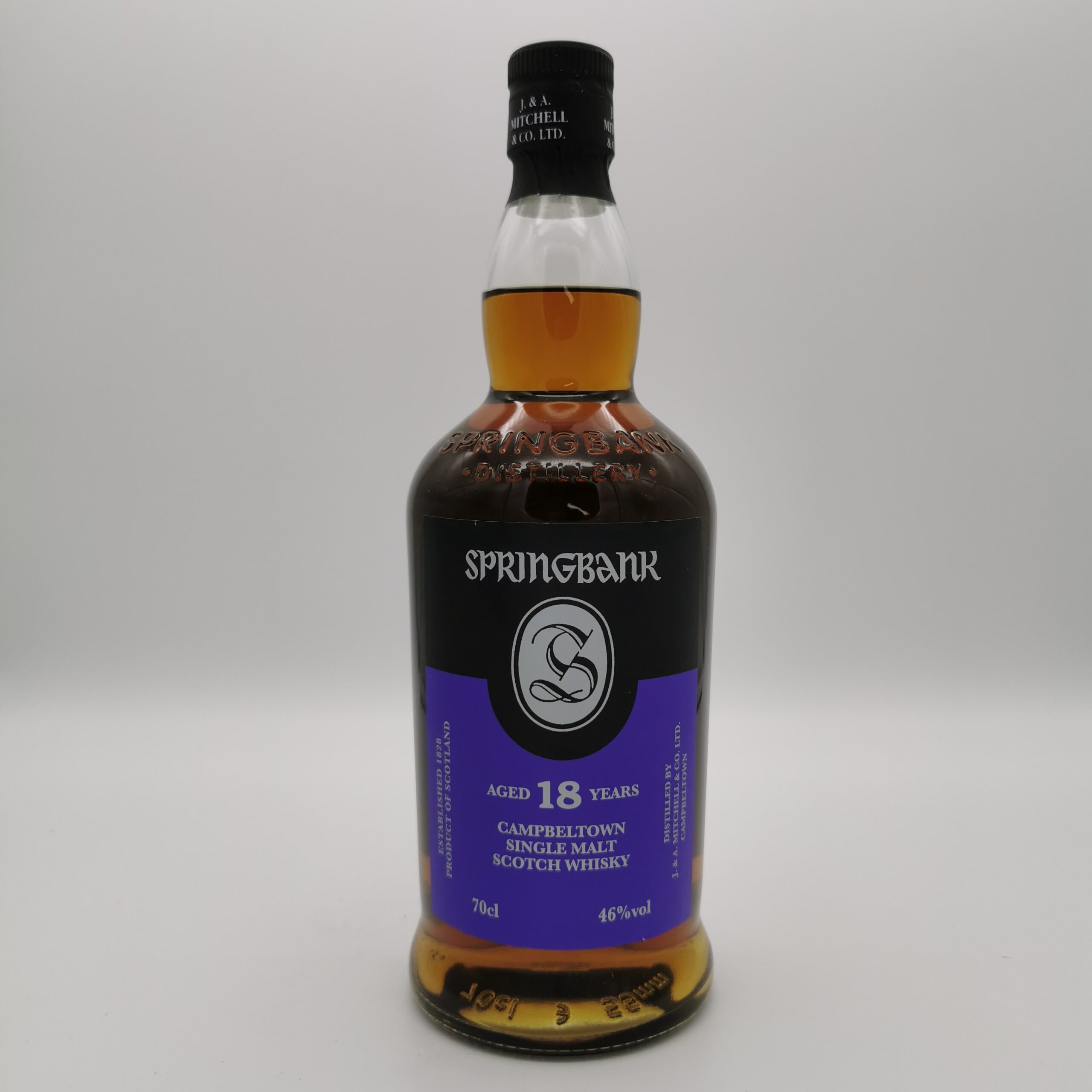 Springbank 18 Jahre Release 2023 46%vol. 0,7L