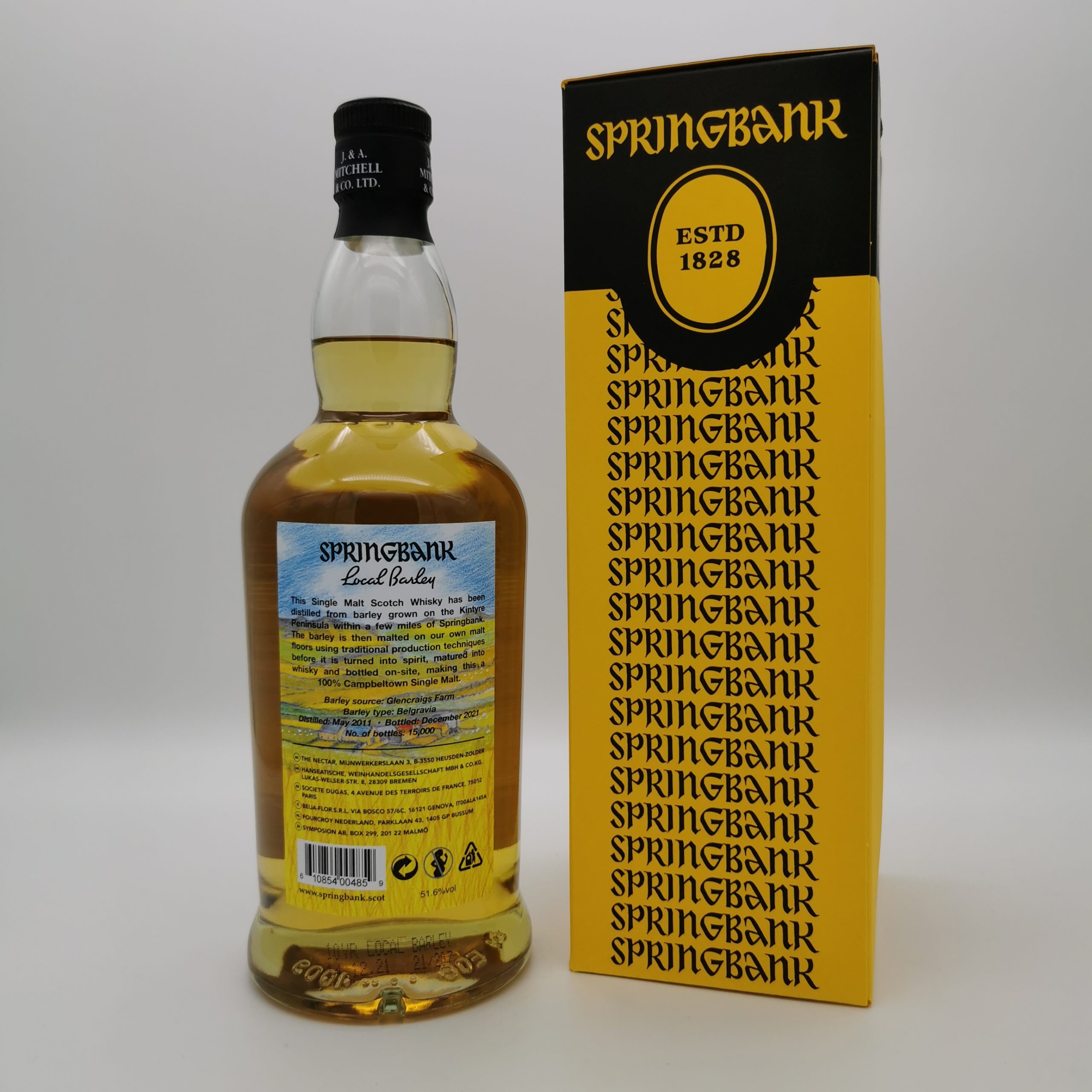 Springbank 10 Jahre Local Barley Release 2021 51,6%vol. 0,7L – Bild 4