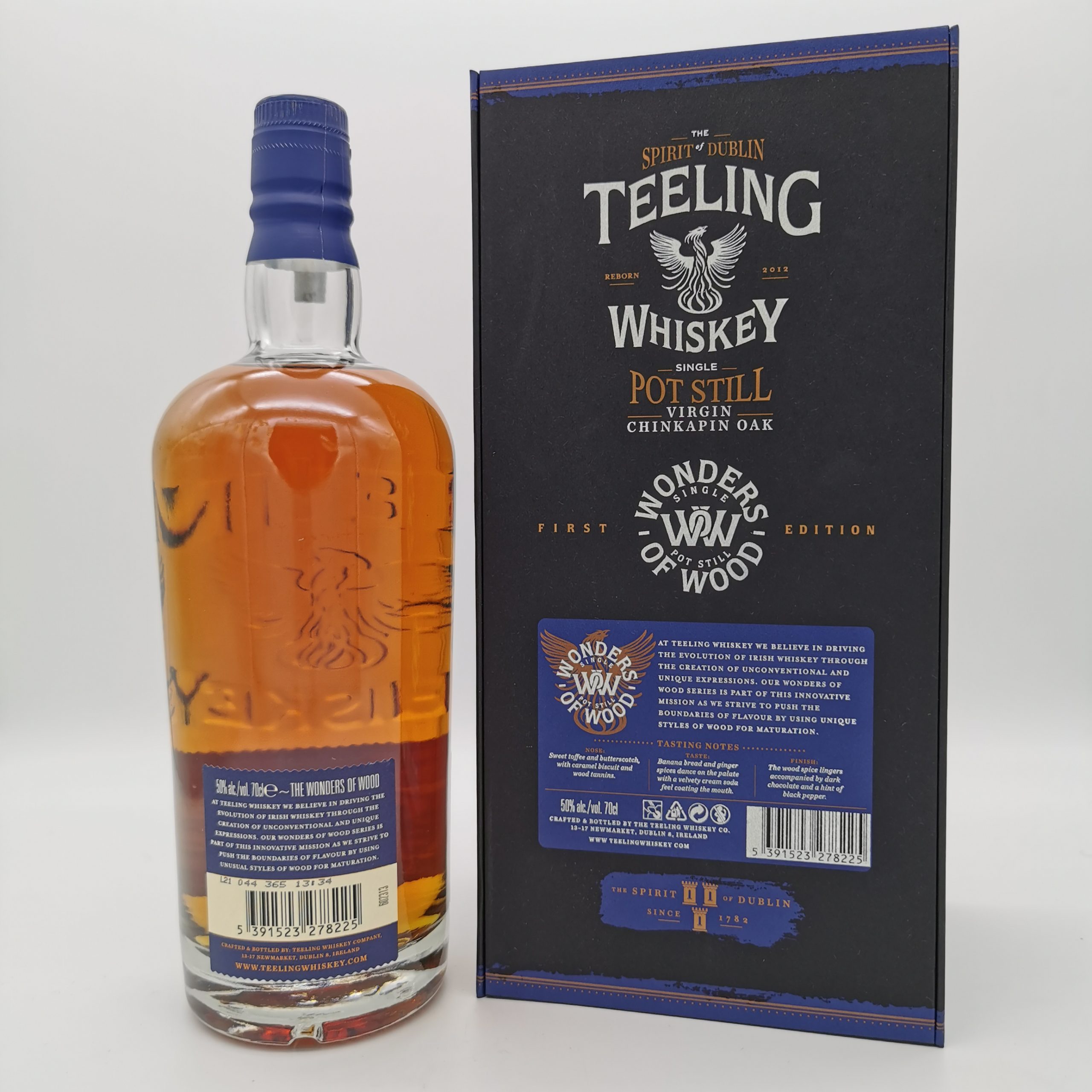 Teeling Wonders of Wood Virgin Chinkapin Oak Edition 50%vol. 0,7L – Bild 3