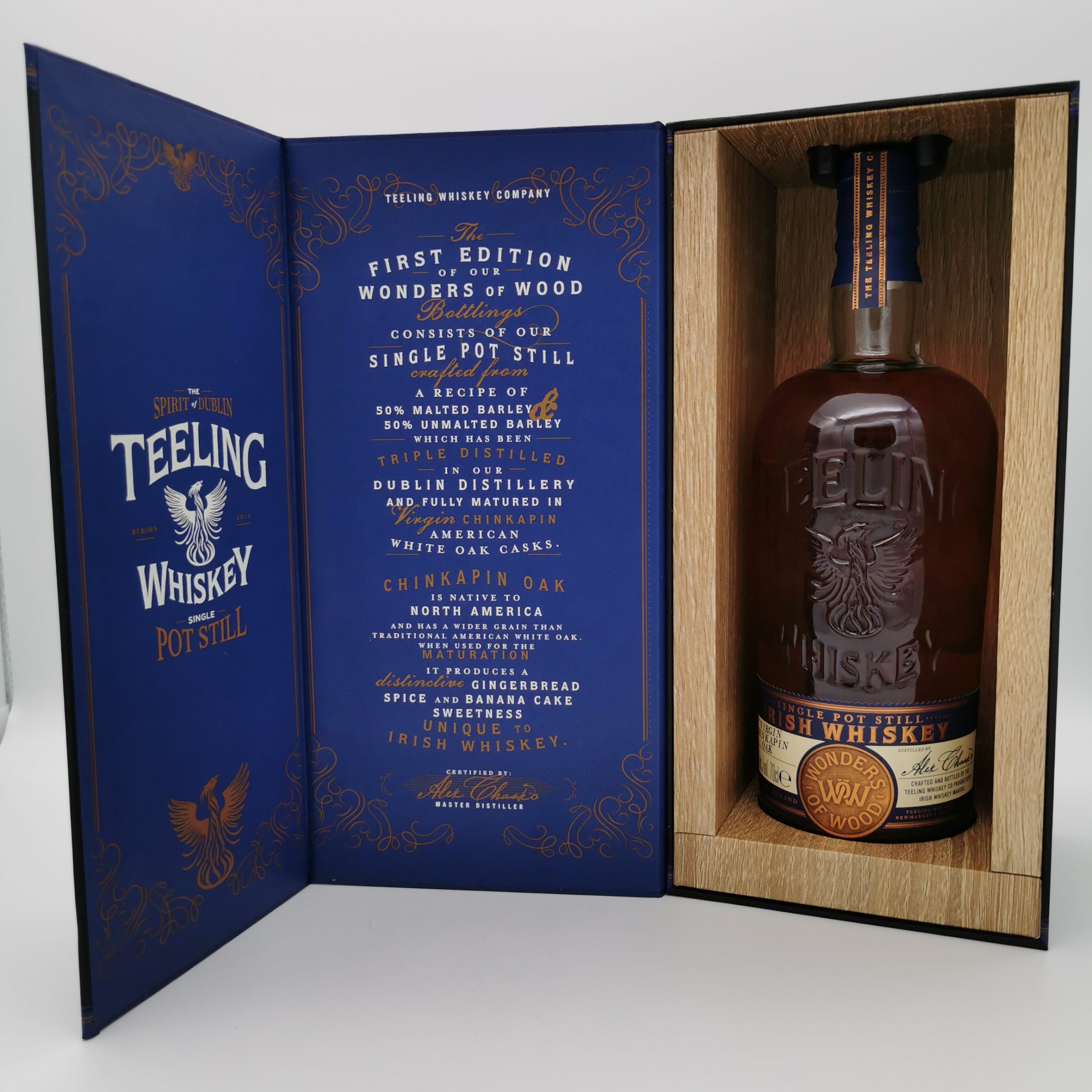 Teeling Wonders of Wood Virgin Chinkapin Oak Edition 50%vol. 0,7L – Bild 4