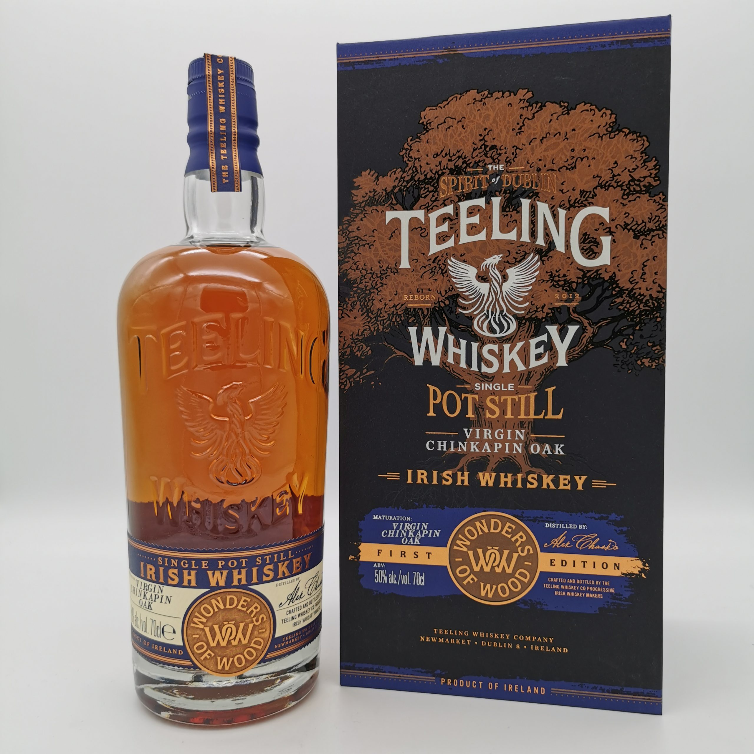 Teeling Wonders of Wood Virgin Chinkapin Oak Edition 50%vol. 0,7L – Bild 2