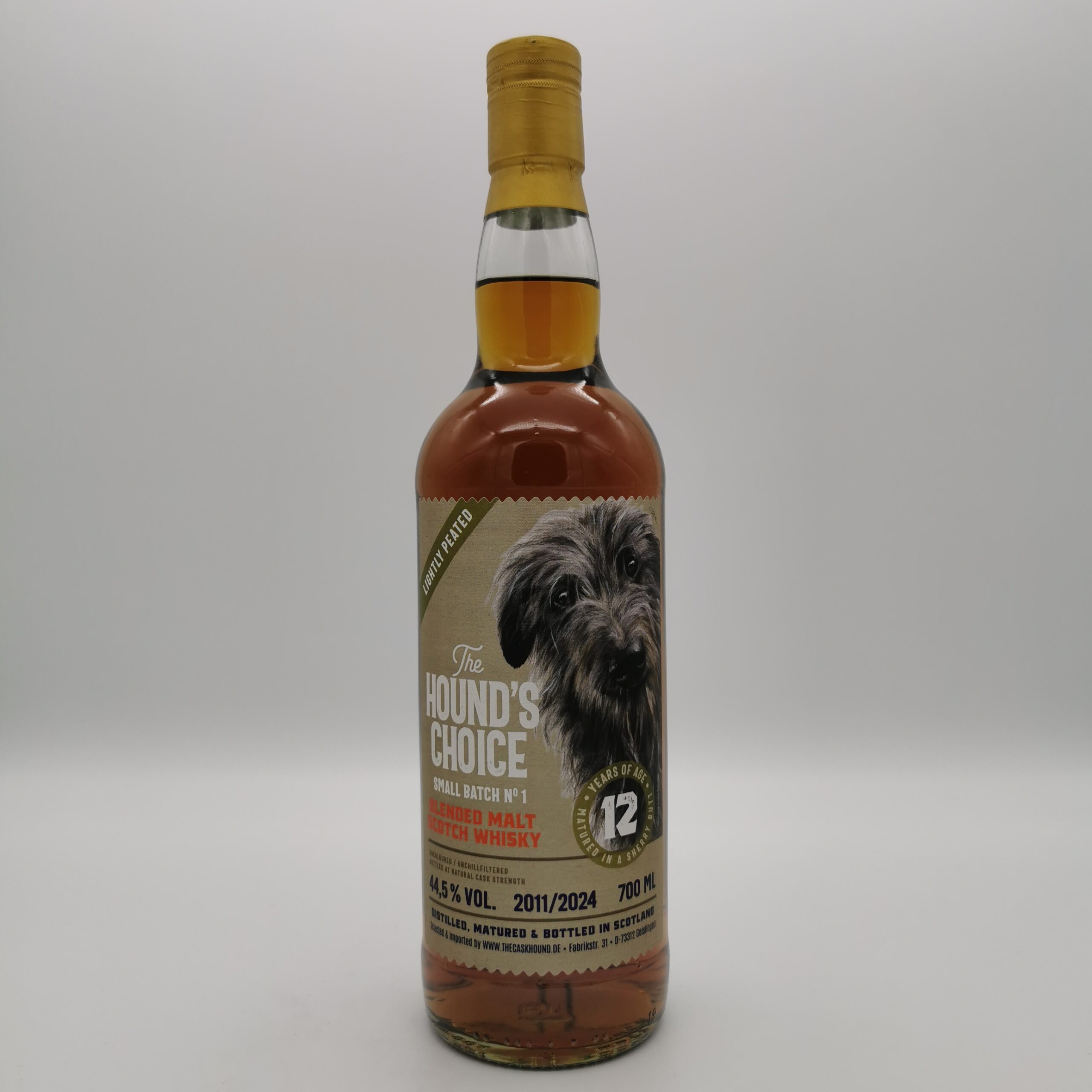 The Hound’s Choice 12 Jahre Batch 1 -The Caskhound- 44,5%vol. 0,7L