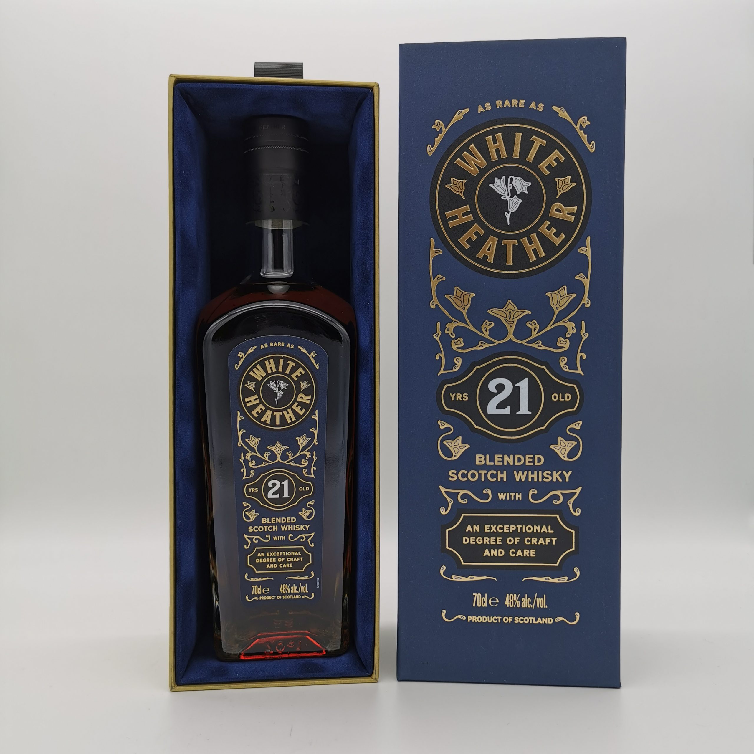 White Heather 21 Jahre Blended Scotch Whisky 48,0%vol. 0,7L – Bild 4