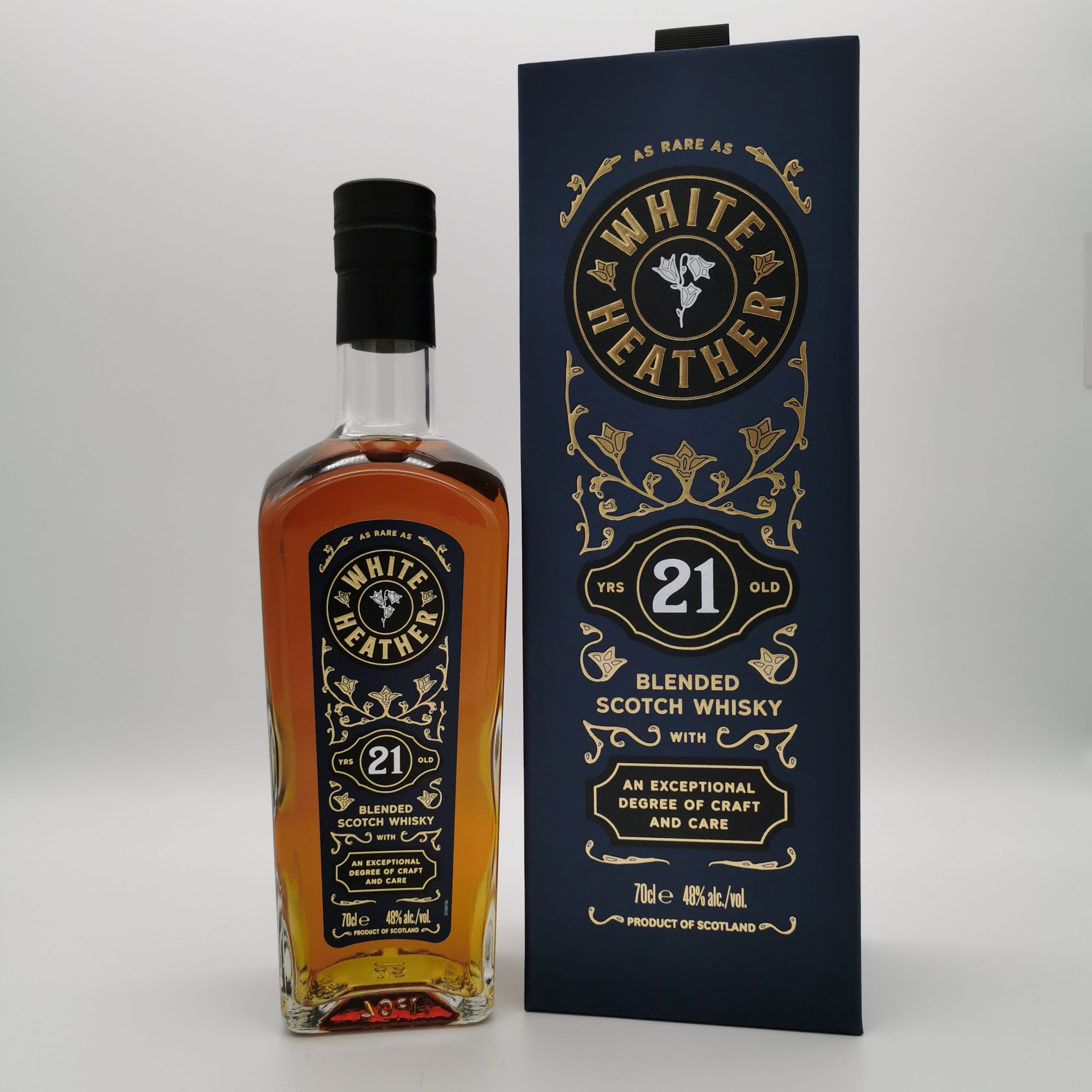 White Heather 21 Jahre Blended Scotch Whisky 48,0%vol. 0,7L – Bild 2