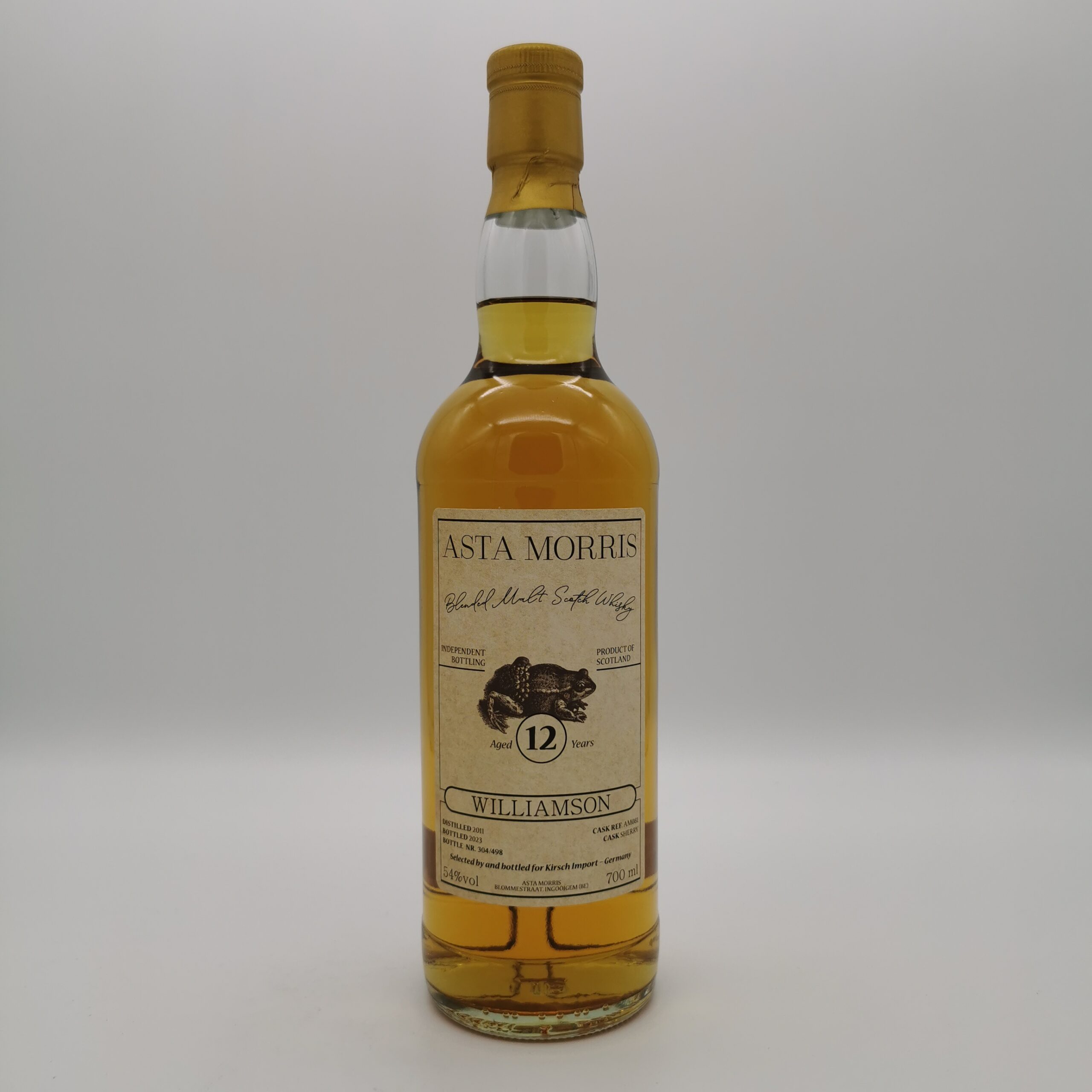 Williamson 12 Jahre 2011/2023 Sherry Cask #AM081 -Asta Morris- 54,0%vol. 0,7L – Bild 2