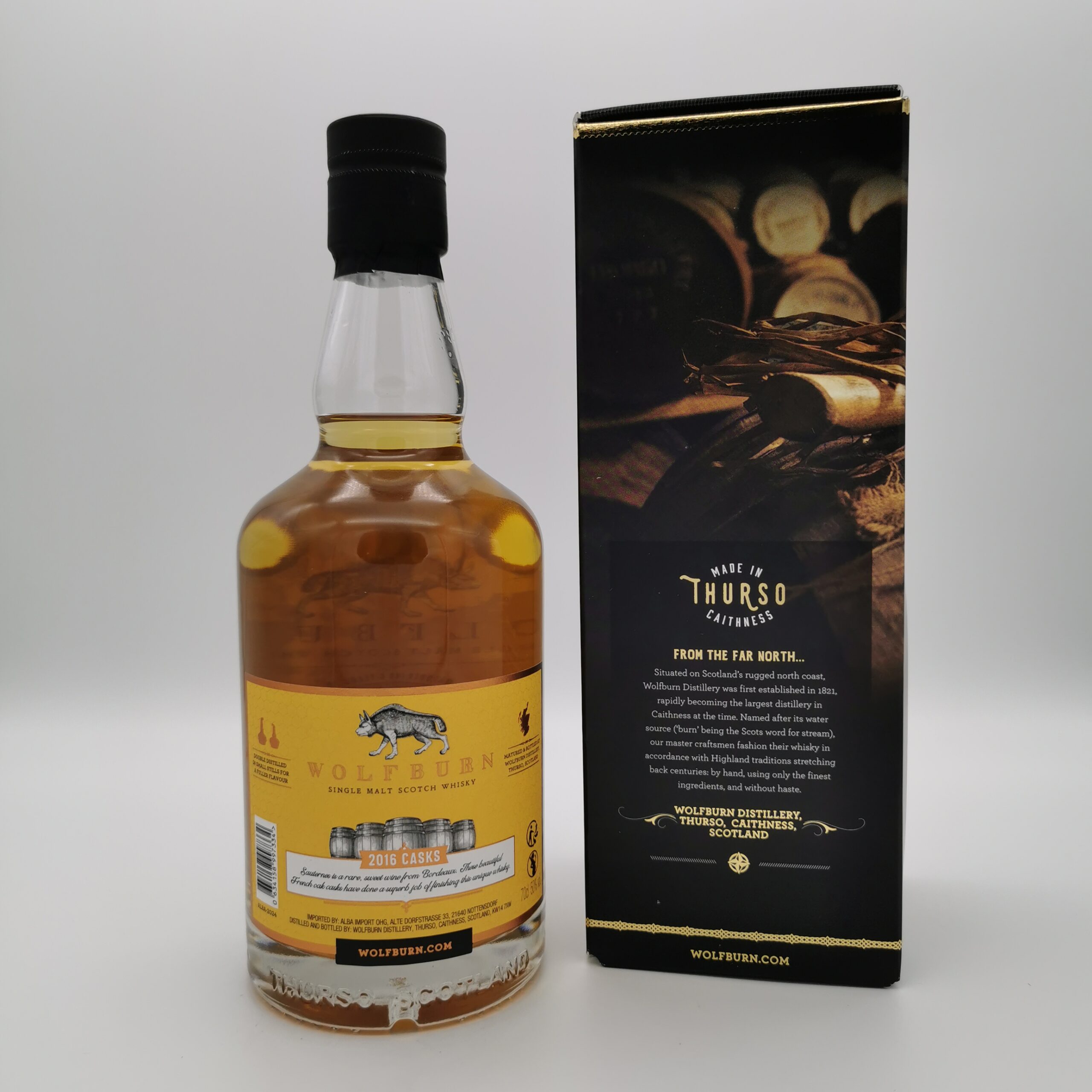 Wolfburn 8 Jahre Vibrant Stills 2016/2024 Sauternes Cask Finish 50%vol. 0,7L – Bild 3